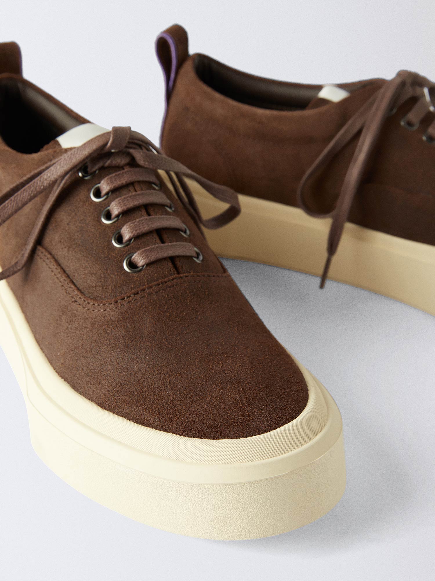 Mother II Waxy Suede Mahogany