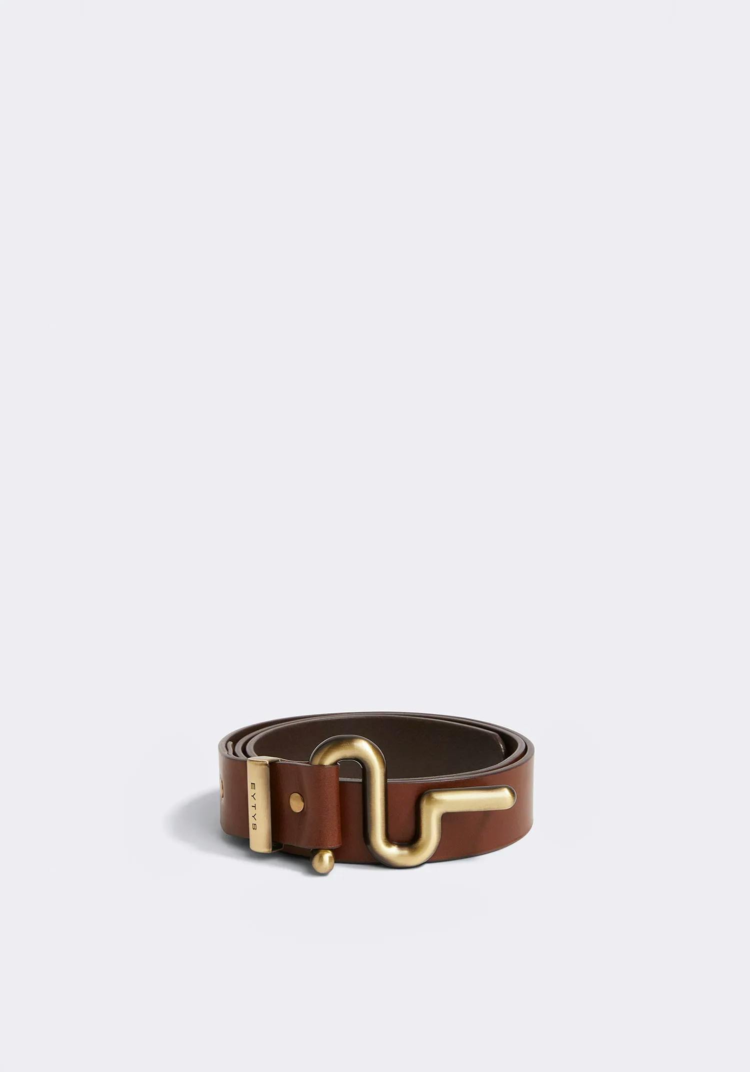 EYTYS Zane Brass/Vintage Brown Belt