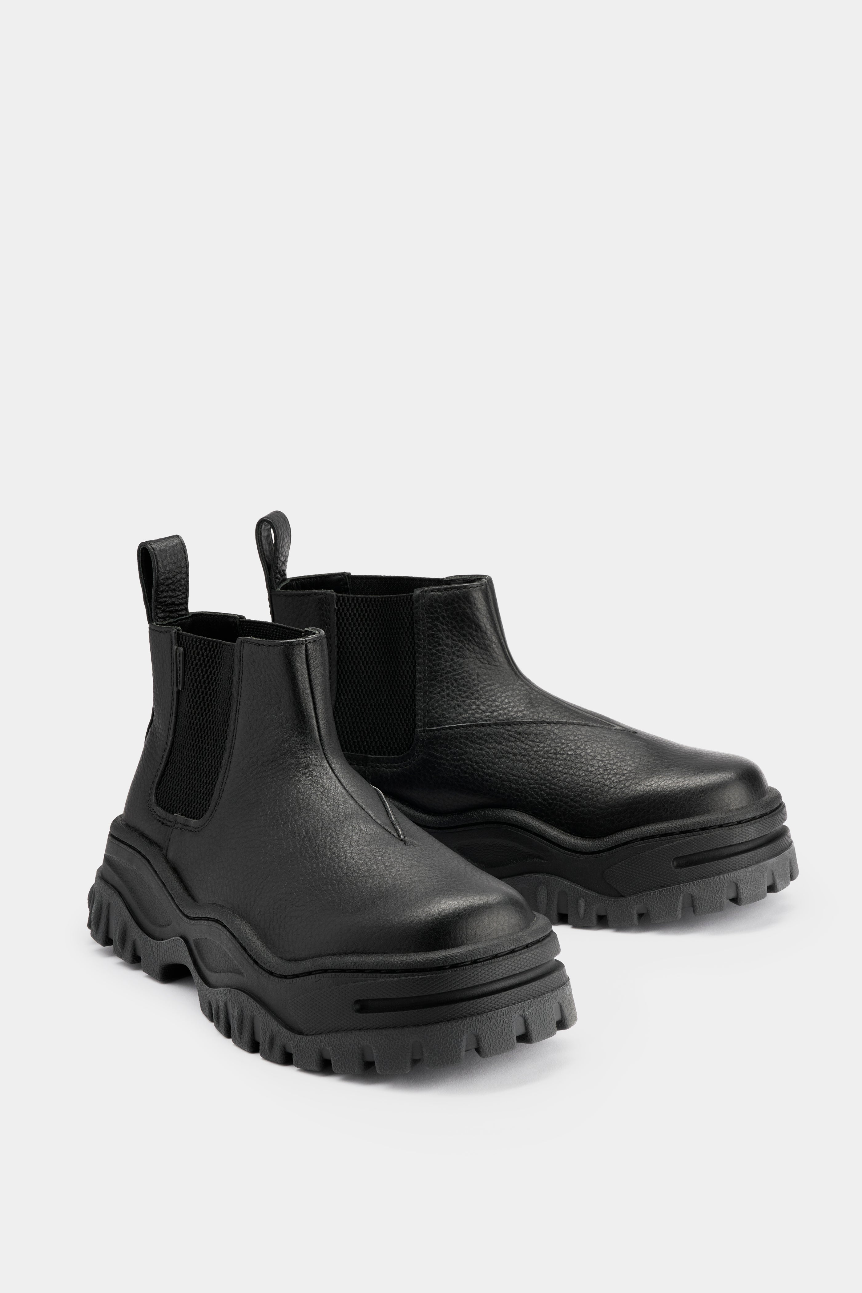 EYTYS Tempest Black Leather Boots