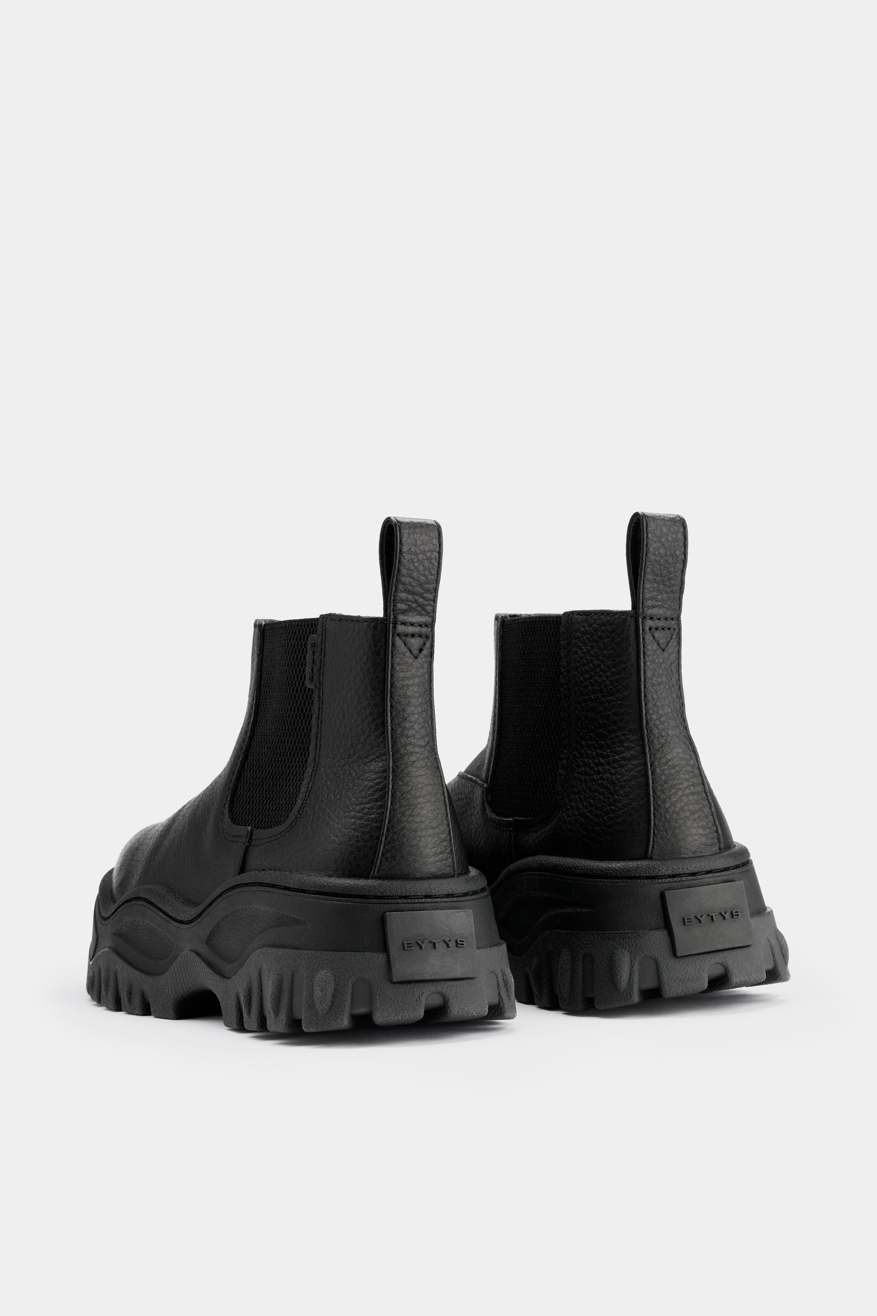 EYTYS Tempest Black Leather Boots