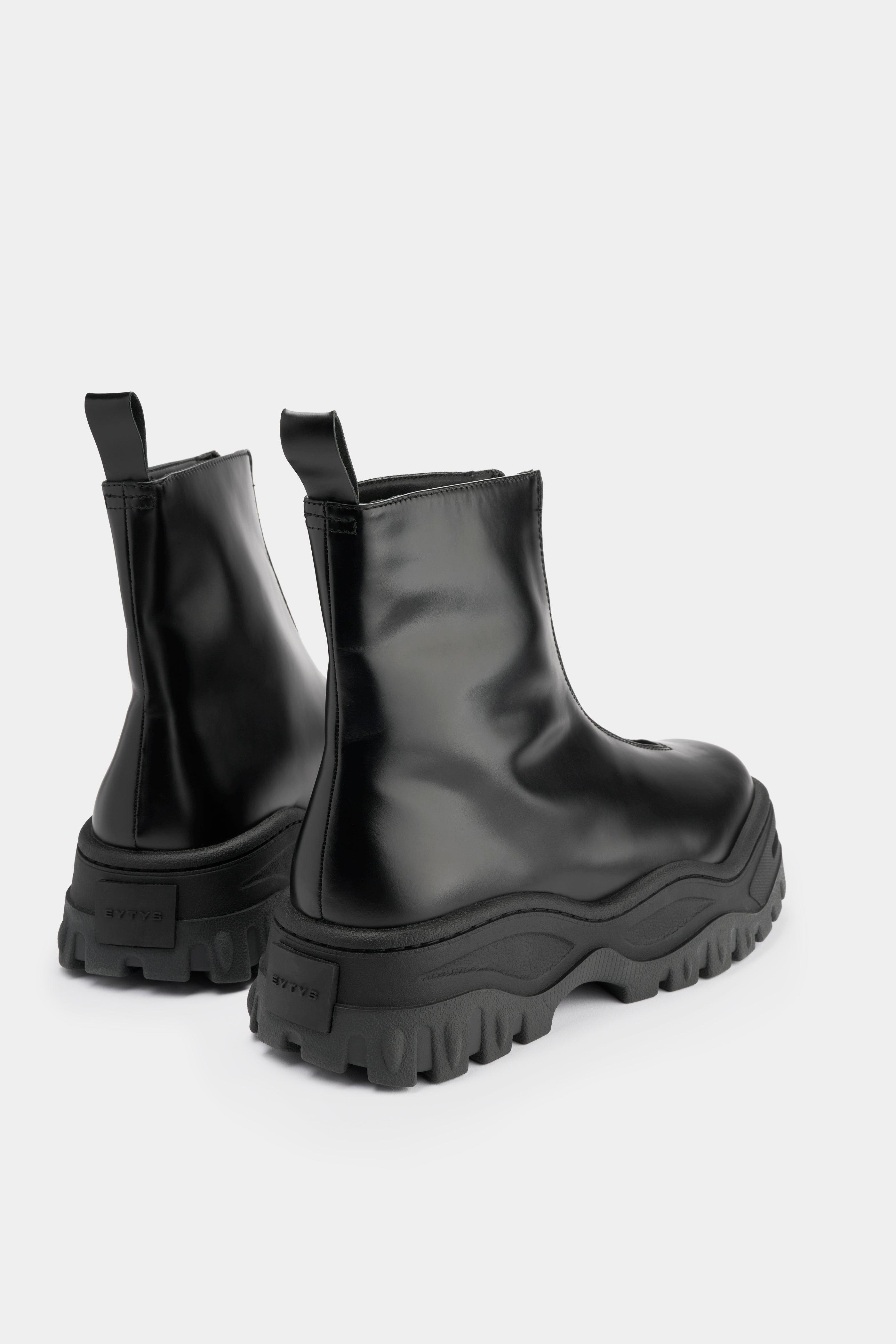 EYTYS Raven II Black Leather Boots