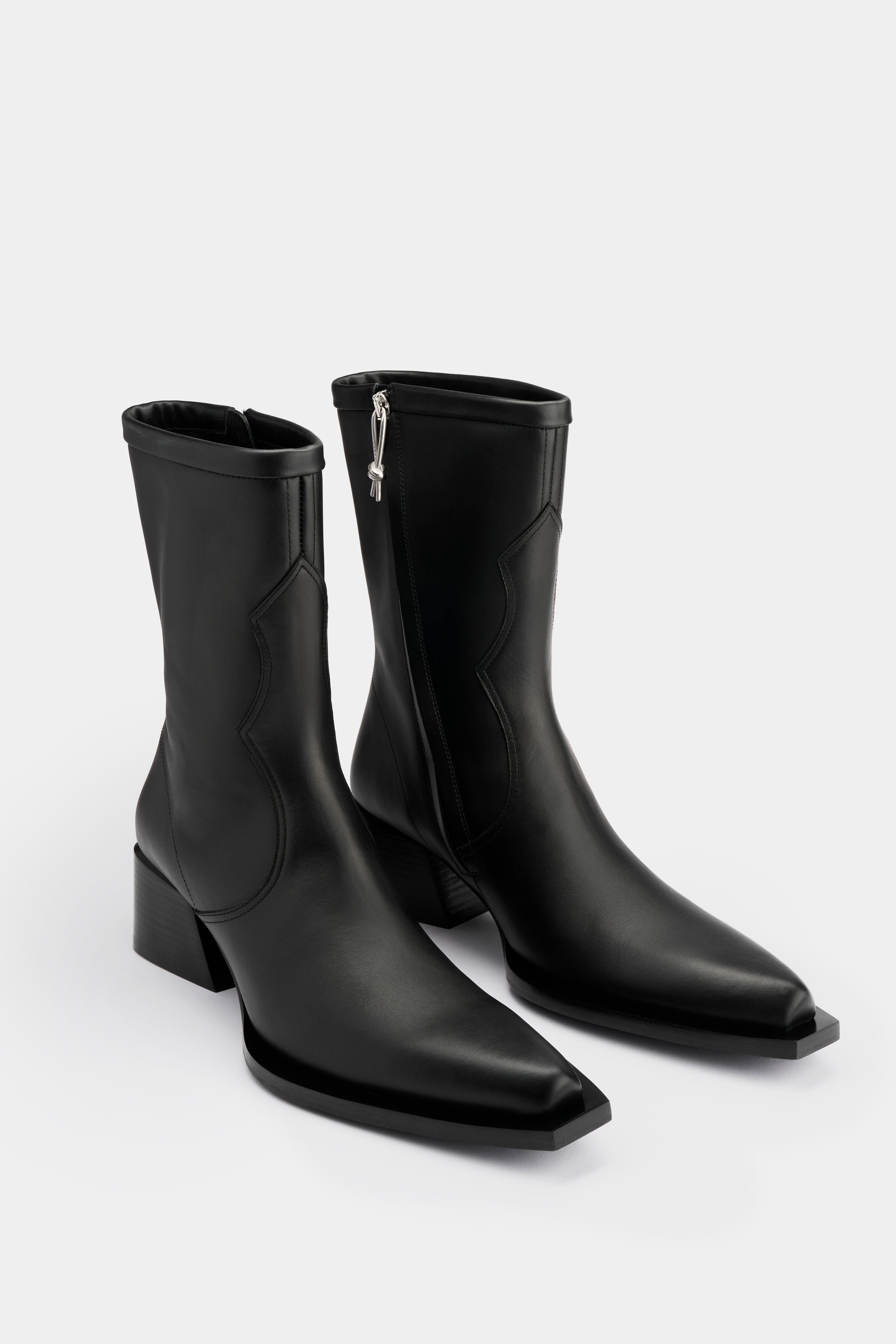 EYTYS Rari Black Leather Boots