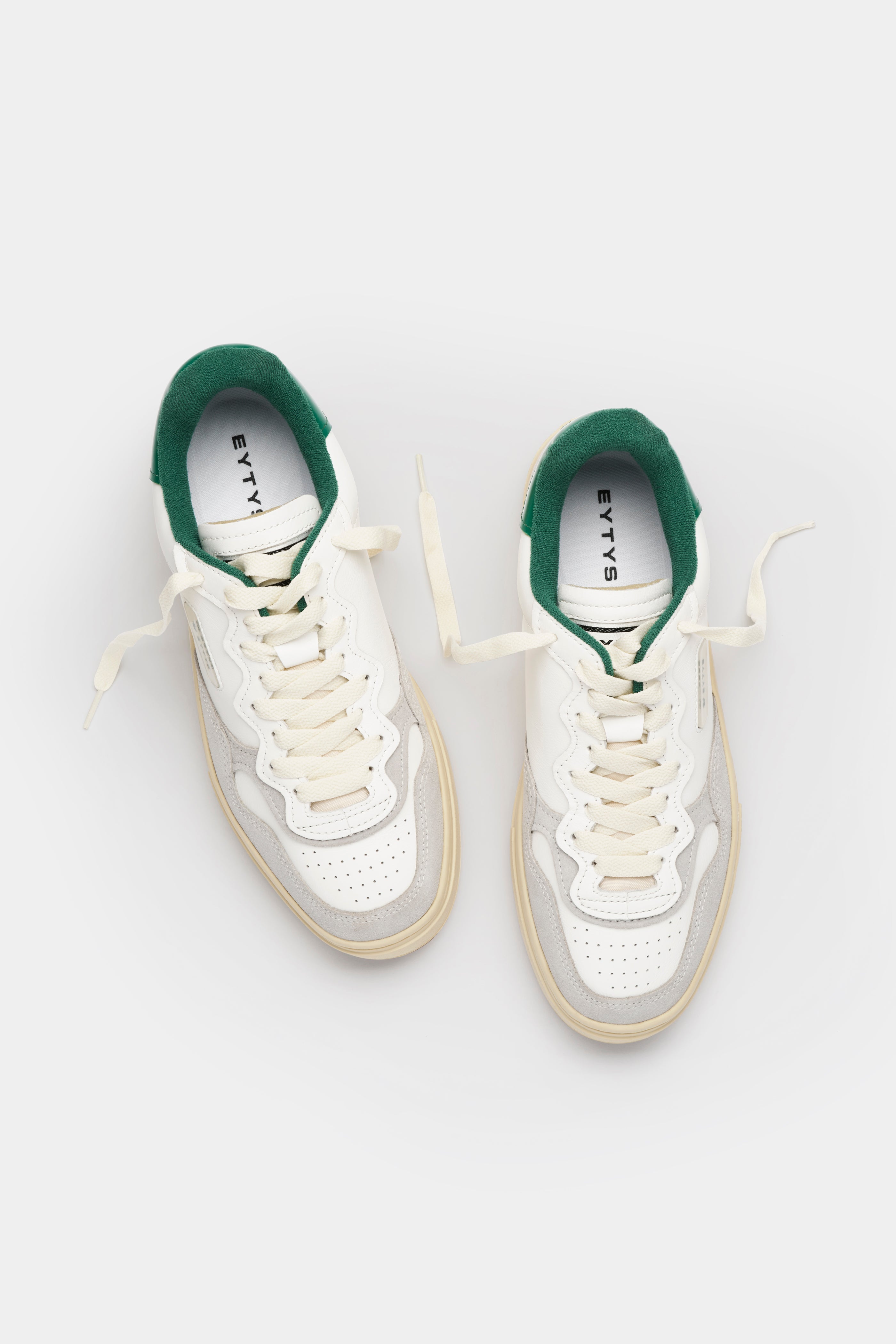 EYTYS Trophy Amazon Green Leather Sneakers