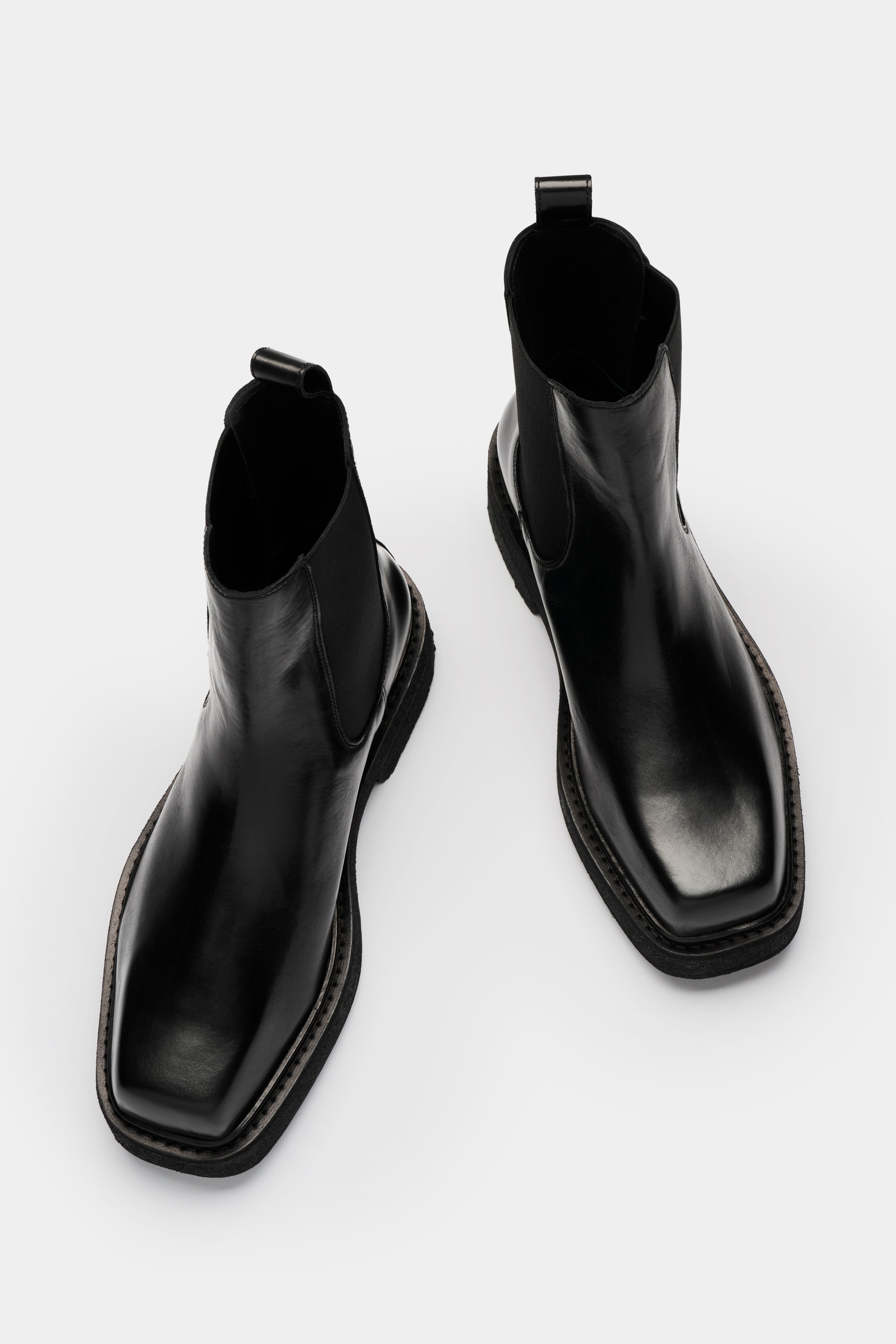 EYTYS Ortega II Black Leather Boots