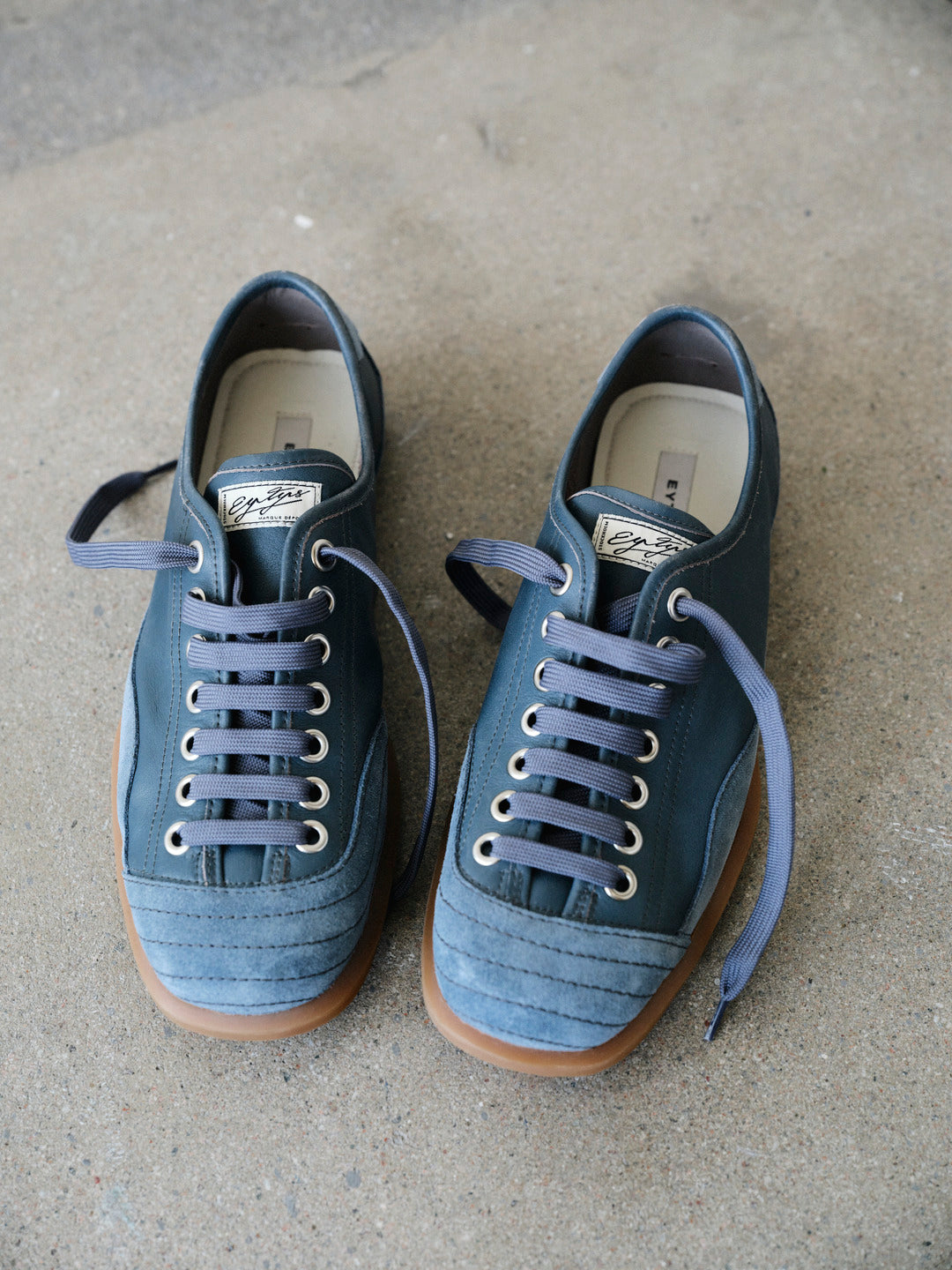 Balestra Steel Blue Leather