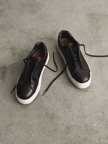 Doja Lace-Up Espresso Leather