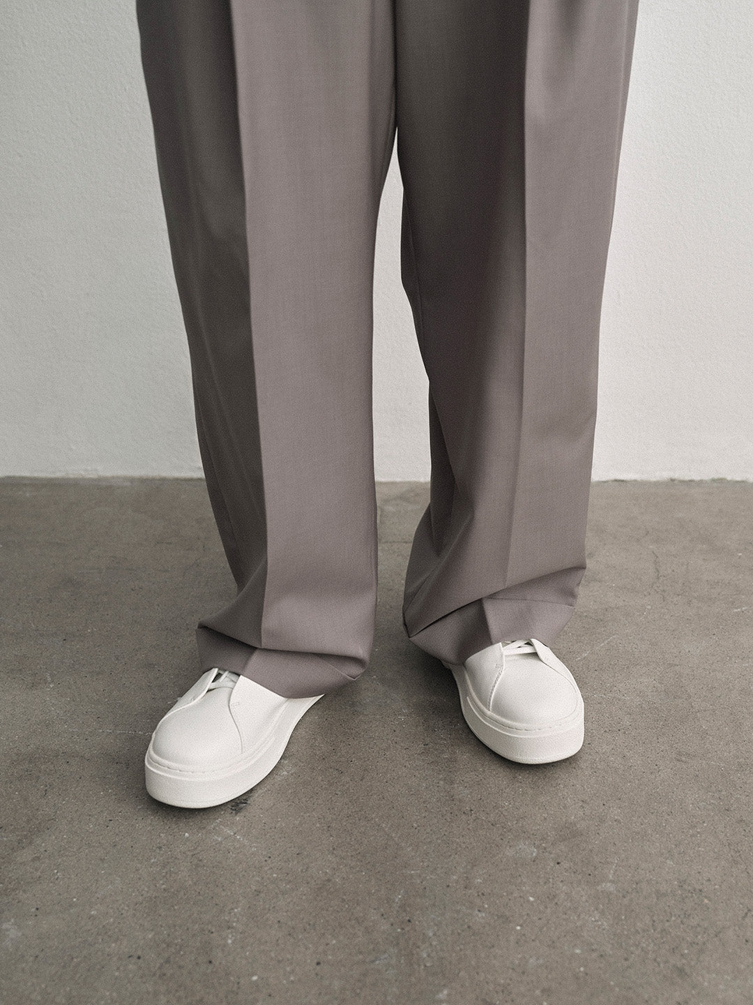 Doja Lace-Up White Leather