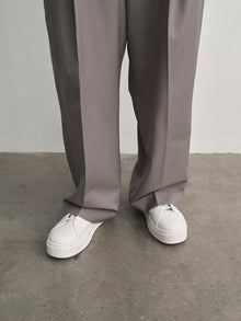 Doja Lace-Up White Leather