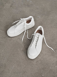 Doja Lace-Up White Leather