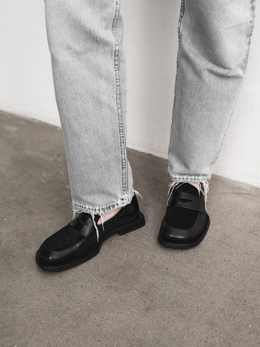 Savant Black Calf-Hair