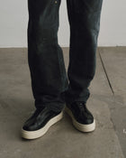Doja Lace-Up Black Leather