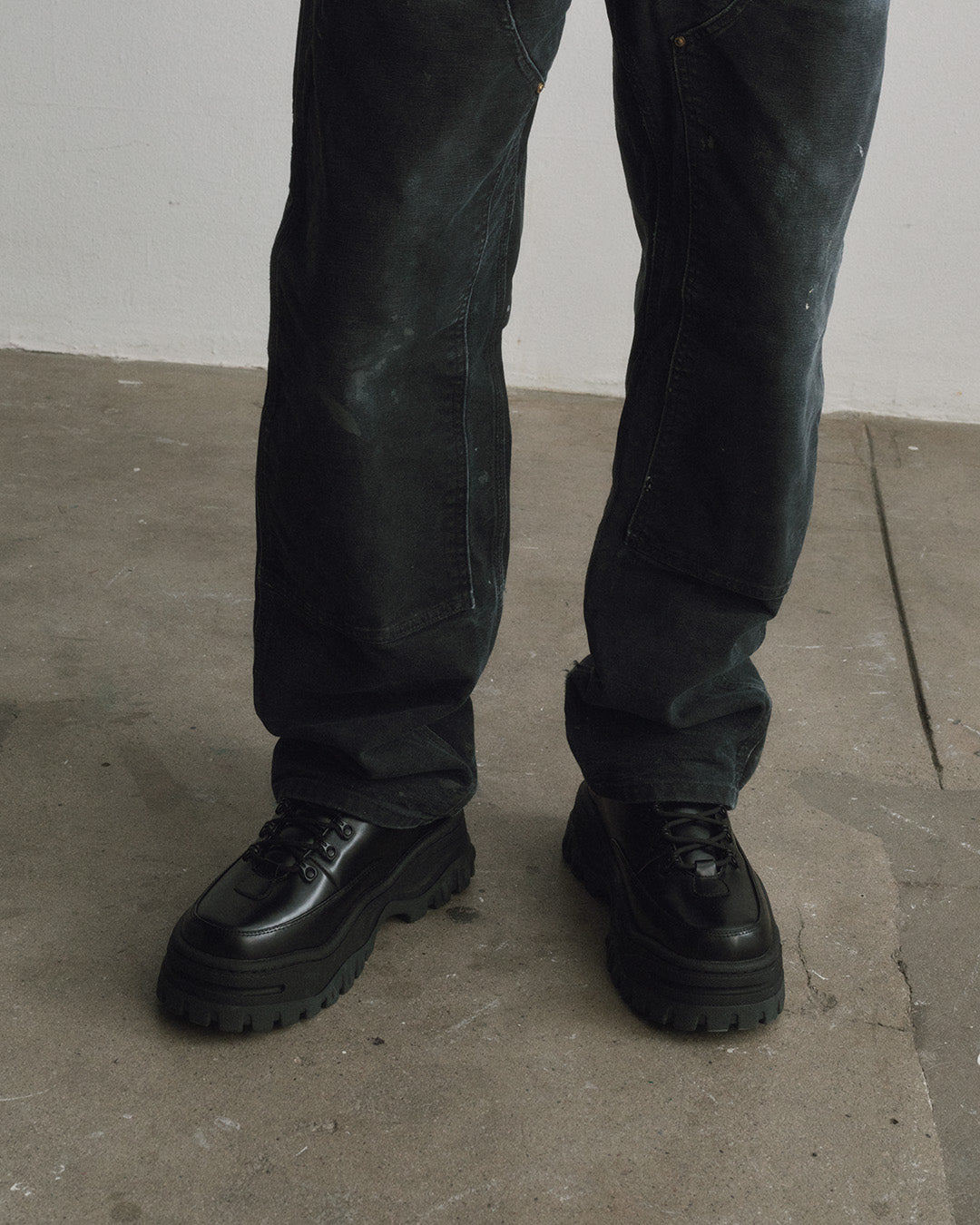 EYTYS Angel Black Leather Sneakers