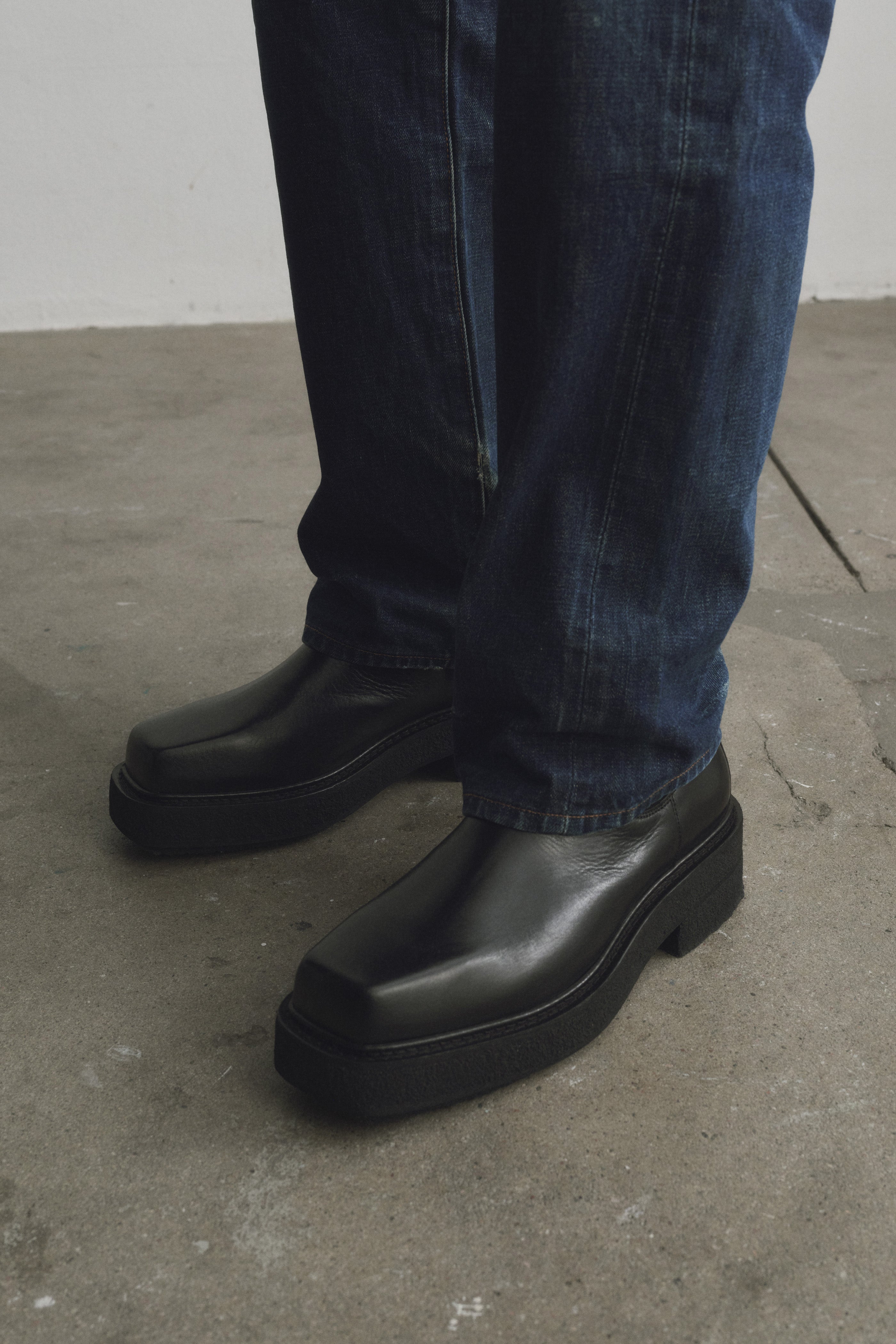 EYTYS Ortega II Black Leather Boots