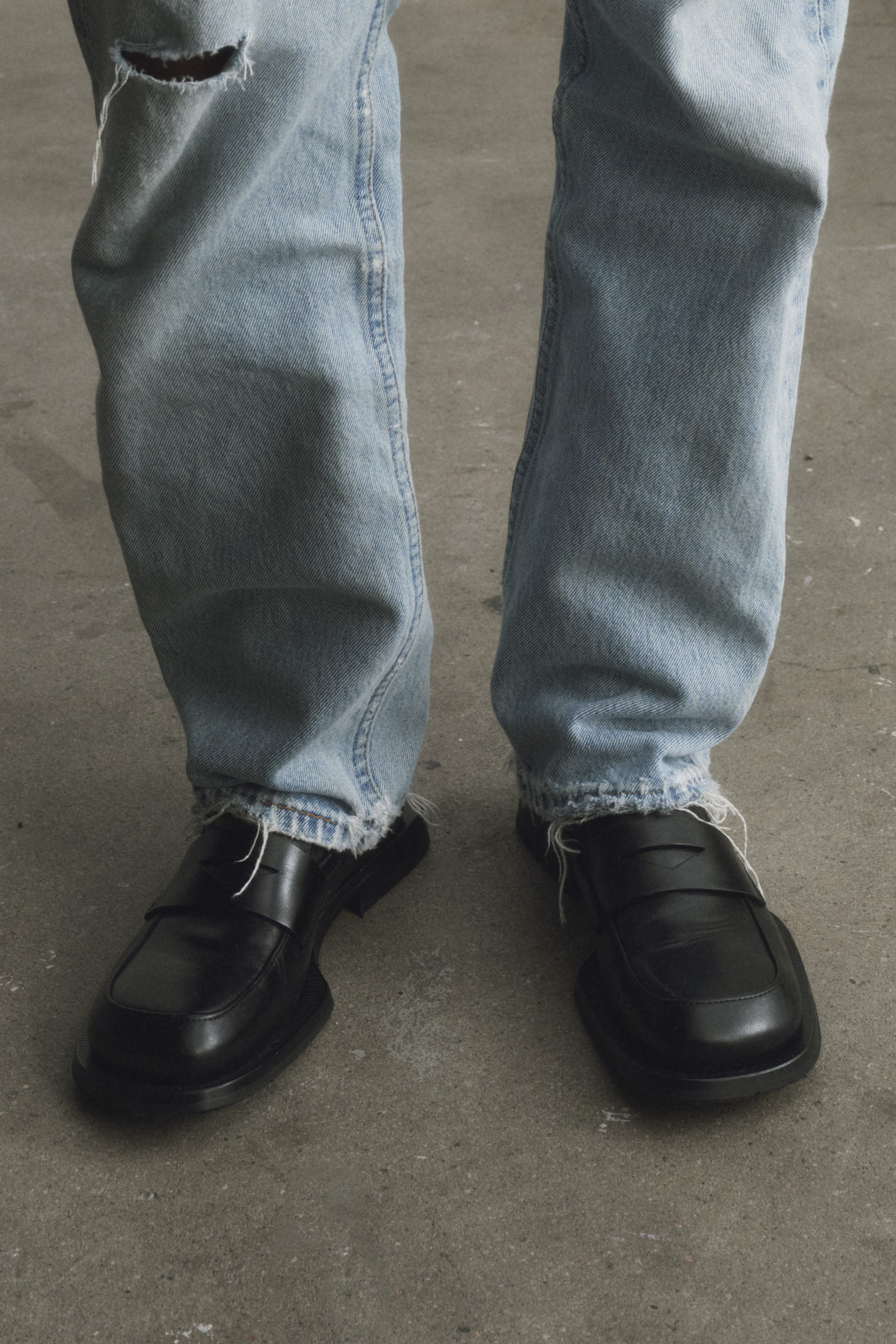 EYTYS Savant Black Leather Loafers