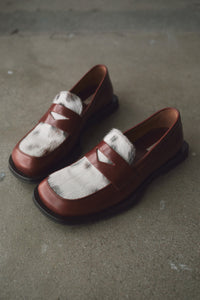 Savant Calf-Hair Loafers