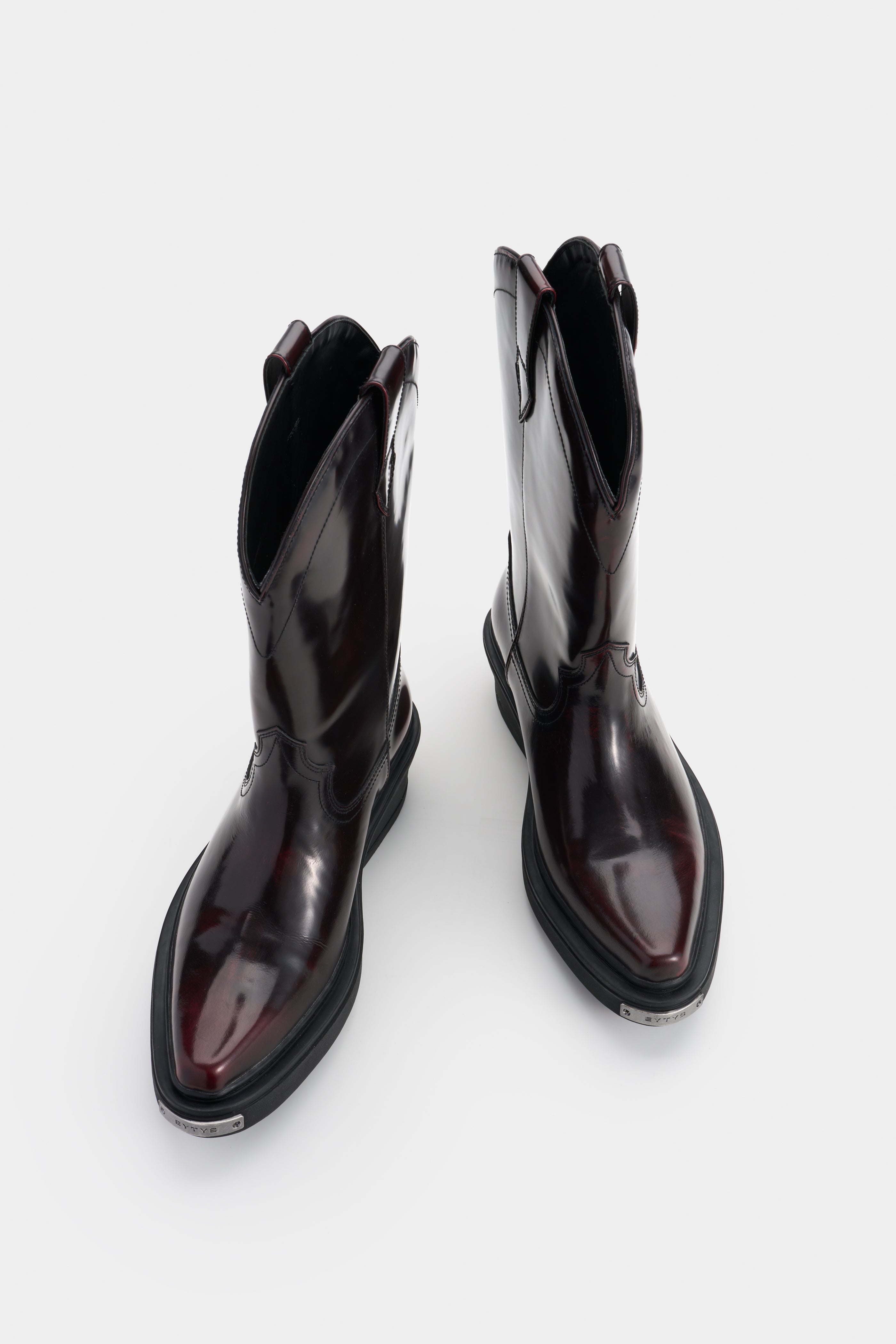 EYTYS Dodge Leather Oxblood Boots