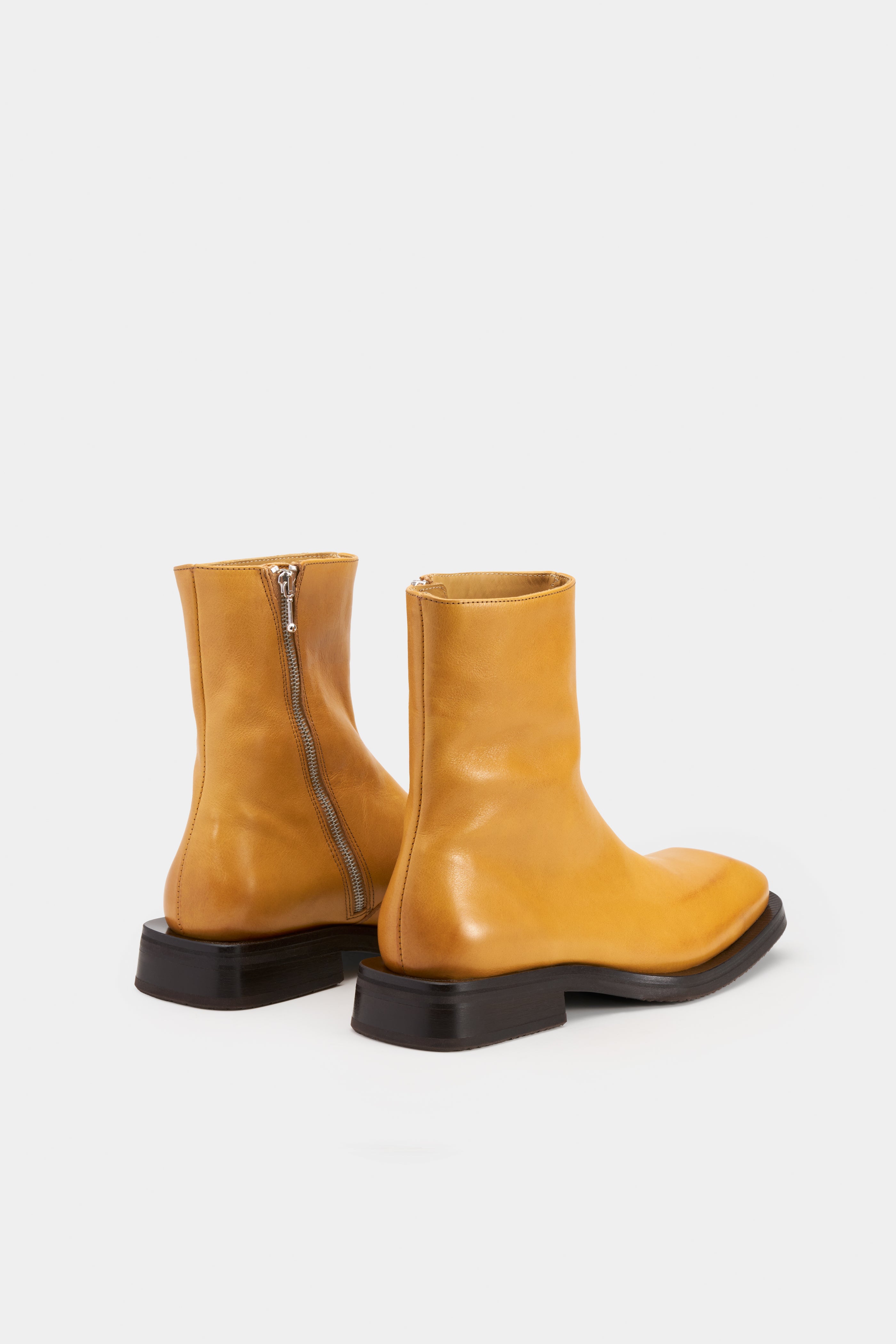 EYTYS Piston Tan Leather Ankle Boots