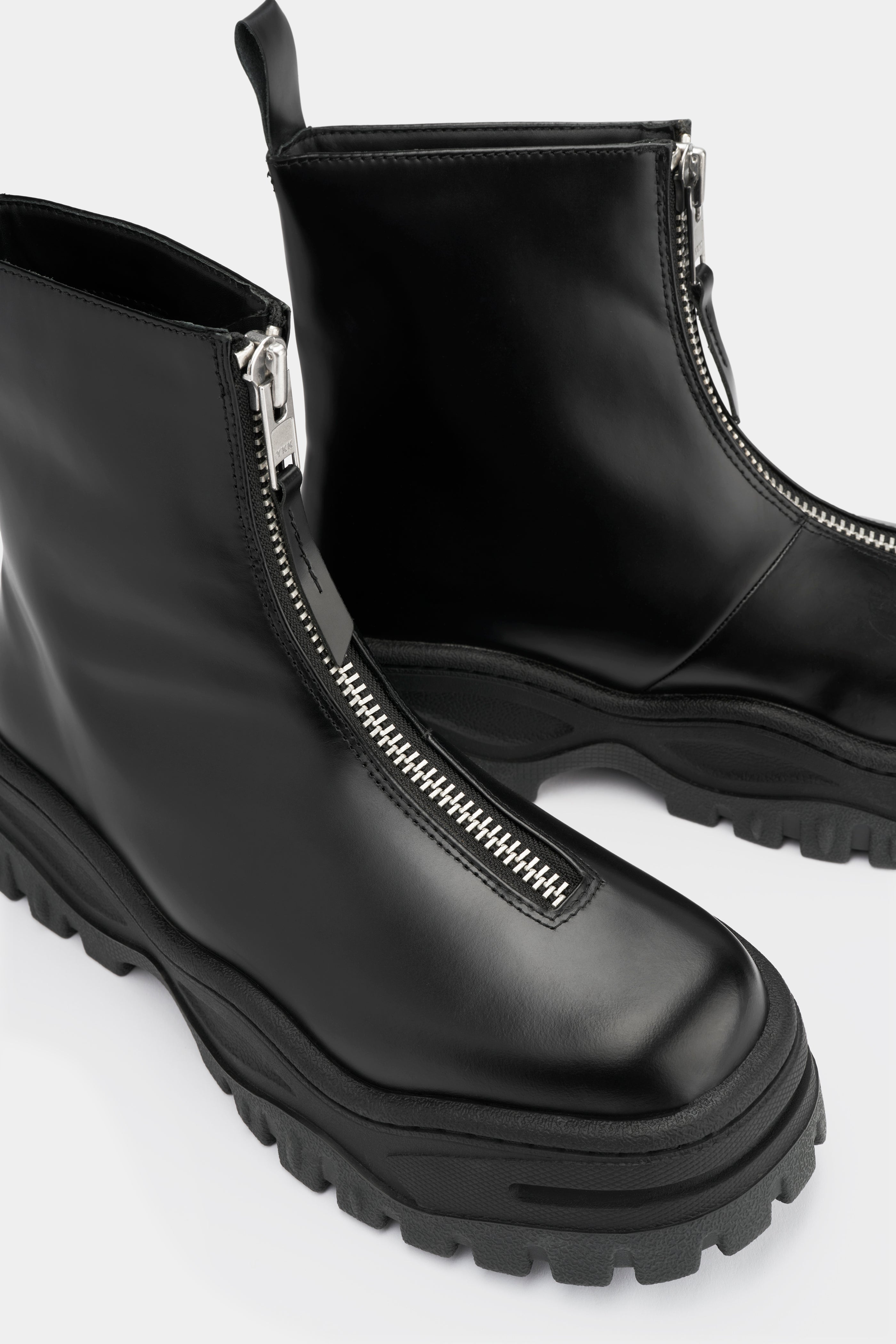 Raven II Black Leather Boots | EYTYS