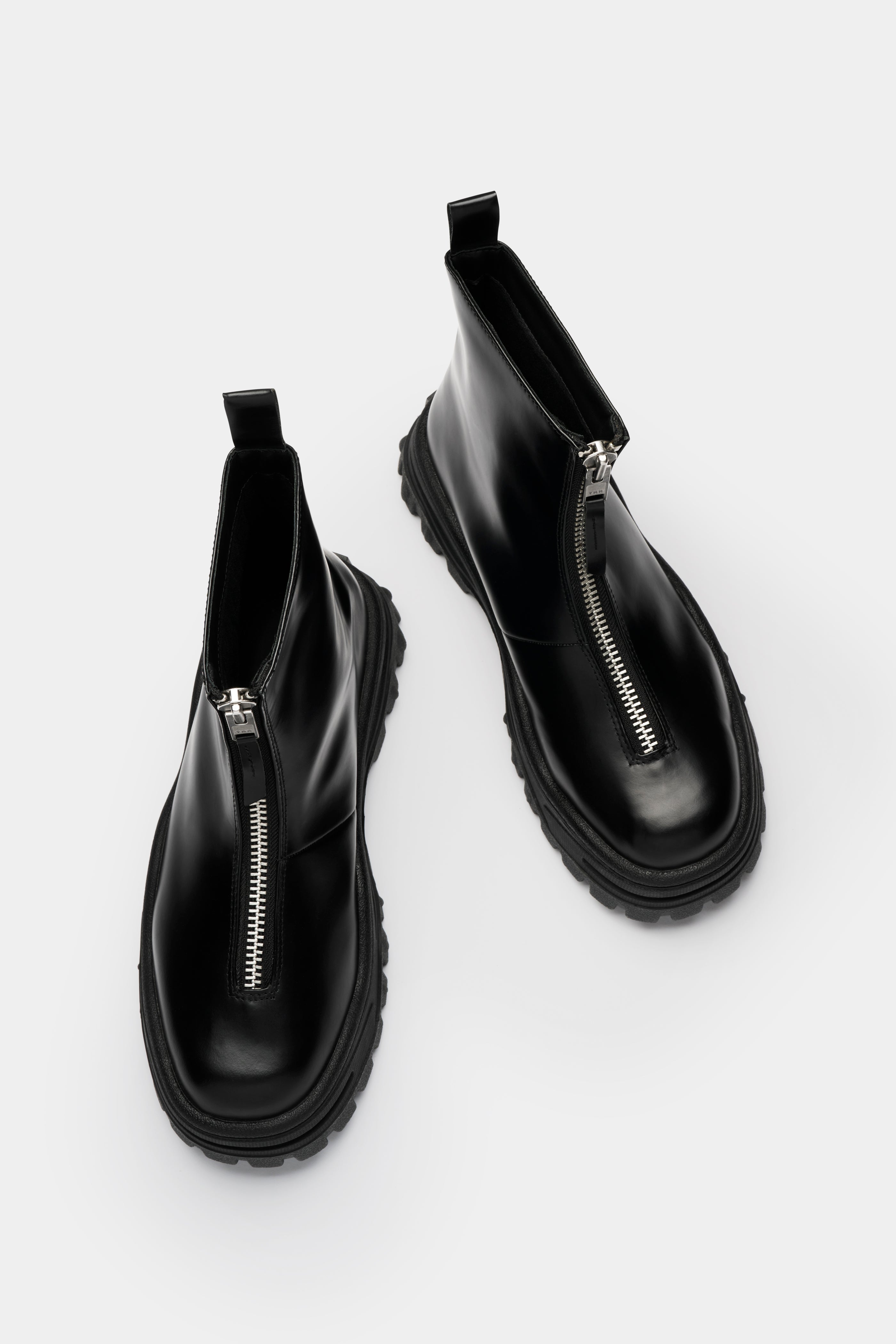 Eytys エイティーズ RAVEN フロントジップ レザーブーツ 黒 27.5 Raven II Black Leather Boots | EYTYS