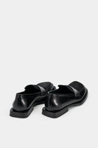 SAVANT Black Calf-hair Leather