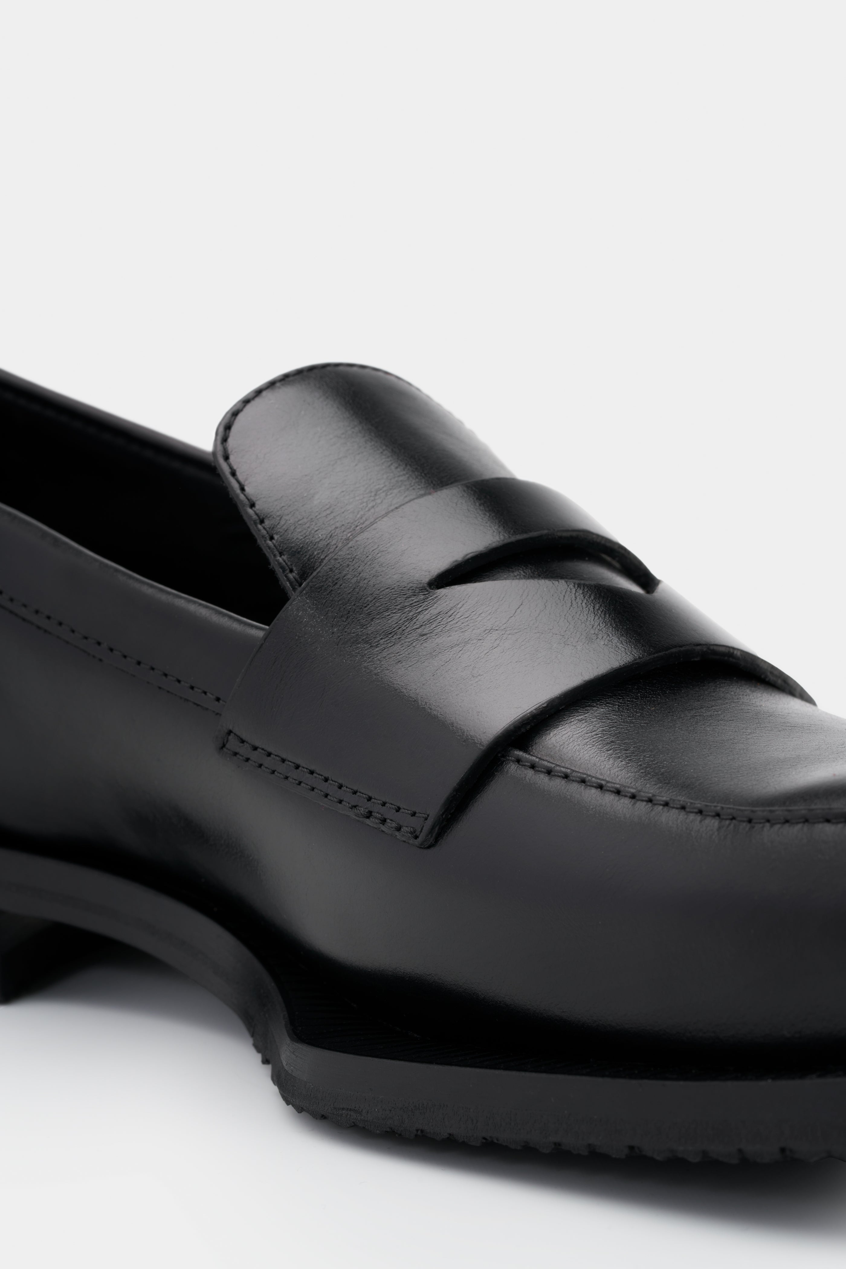 EYTYS Savant Black Leather Loafers