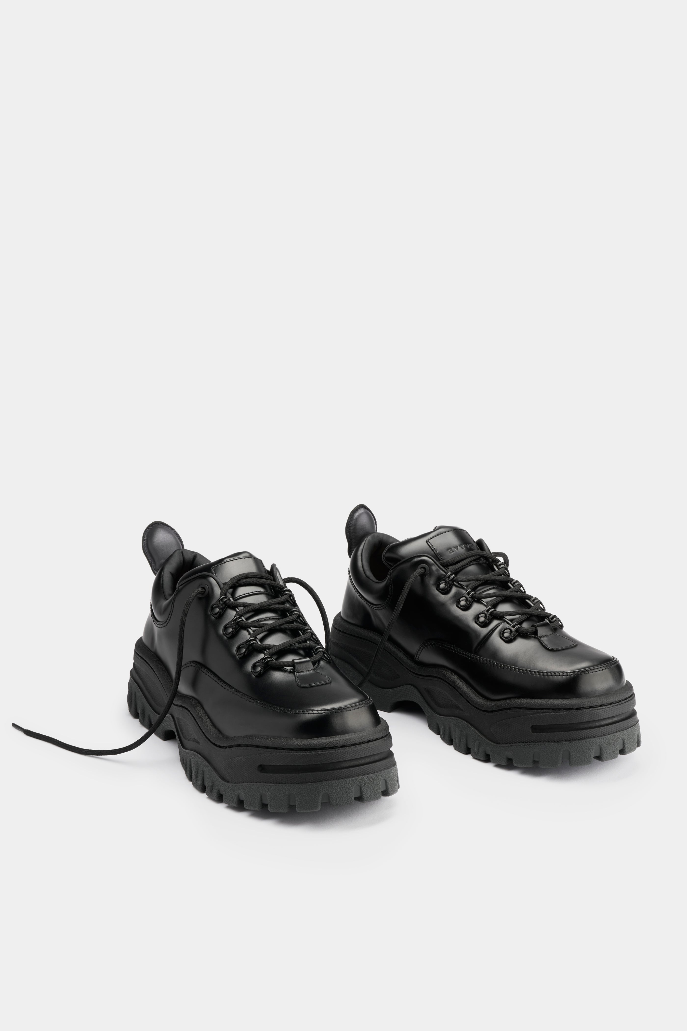 【美品】Eytys angel EYTYS Angel Black Leather Sneakers
