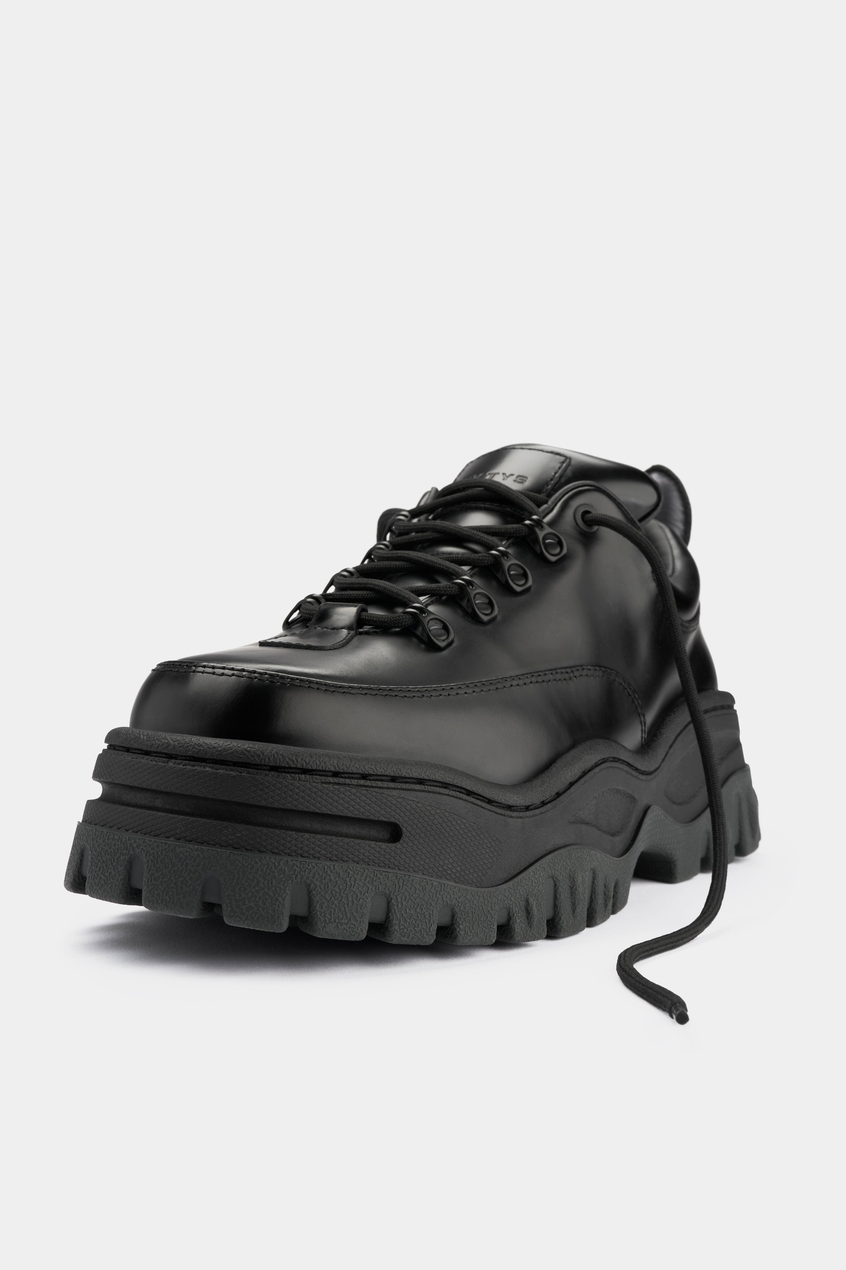 EYTYS Angel Black Leather Sneakers
