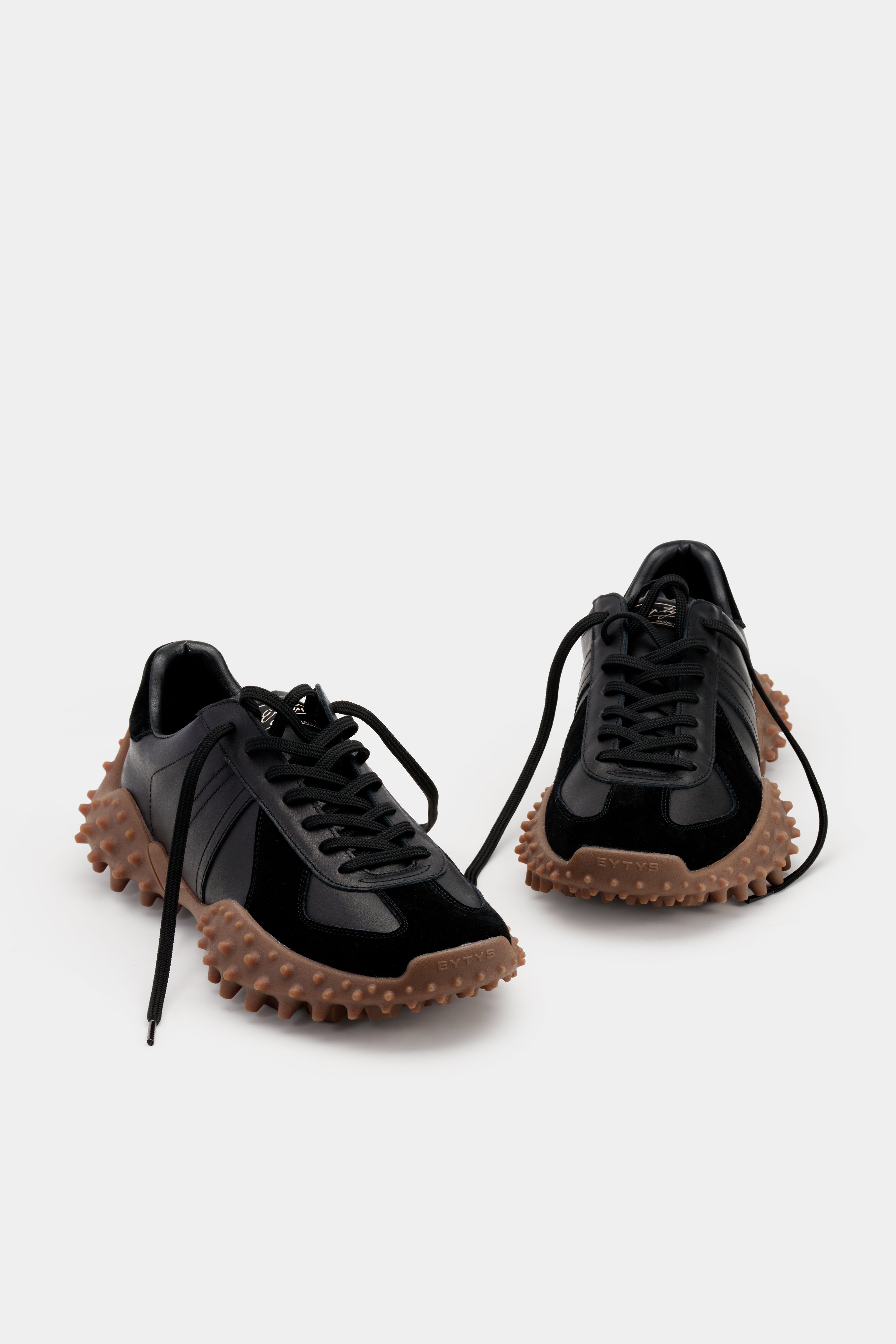 EYTYS Aria Black Leather Sneakers