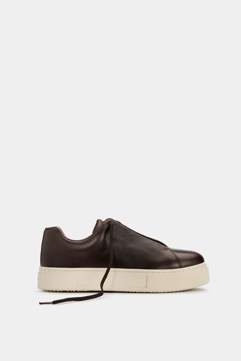 Doja Lace-Up Espresso Leather