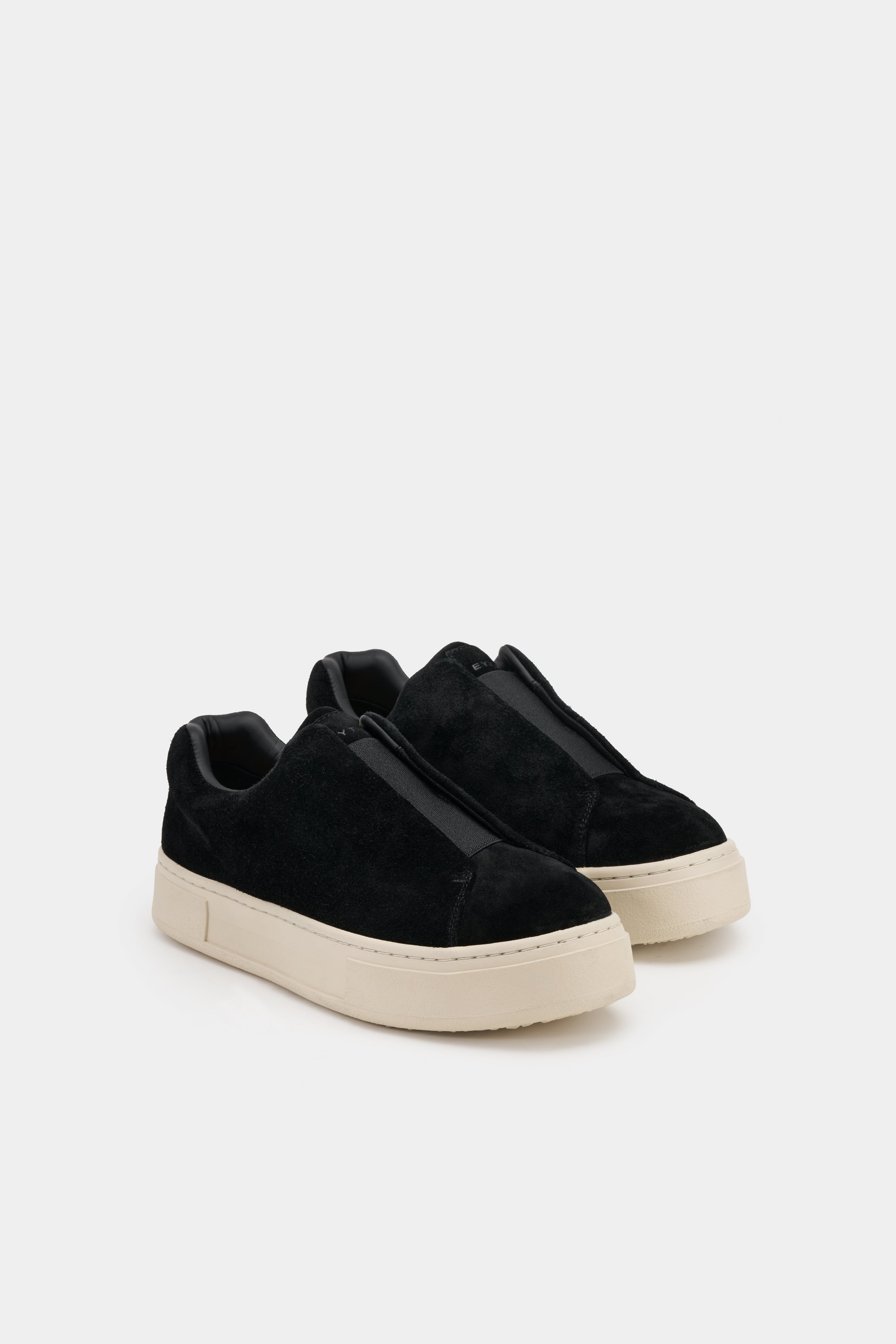 Doja Slip-On Black Suede Sneakers | EYTYS