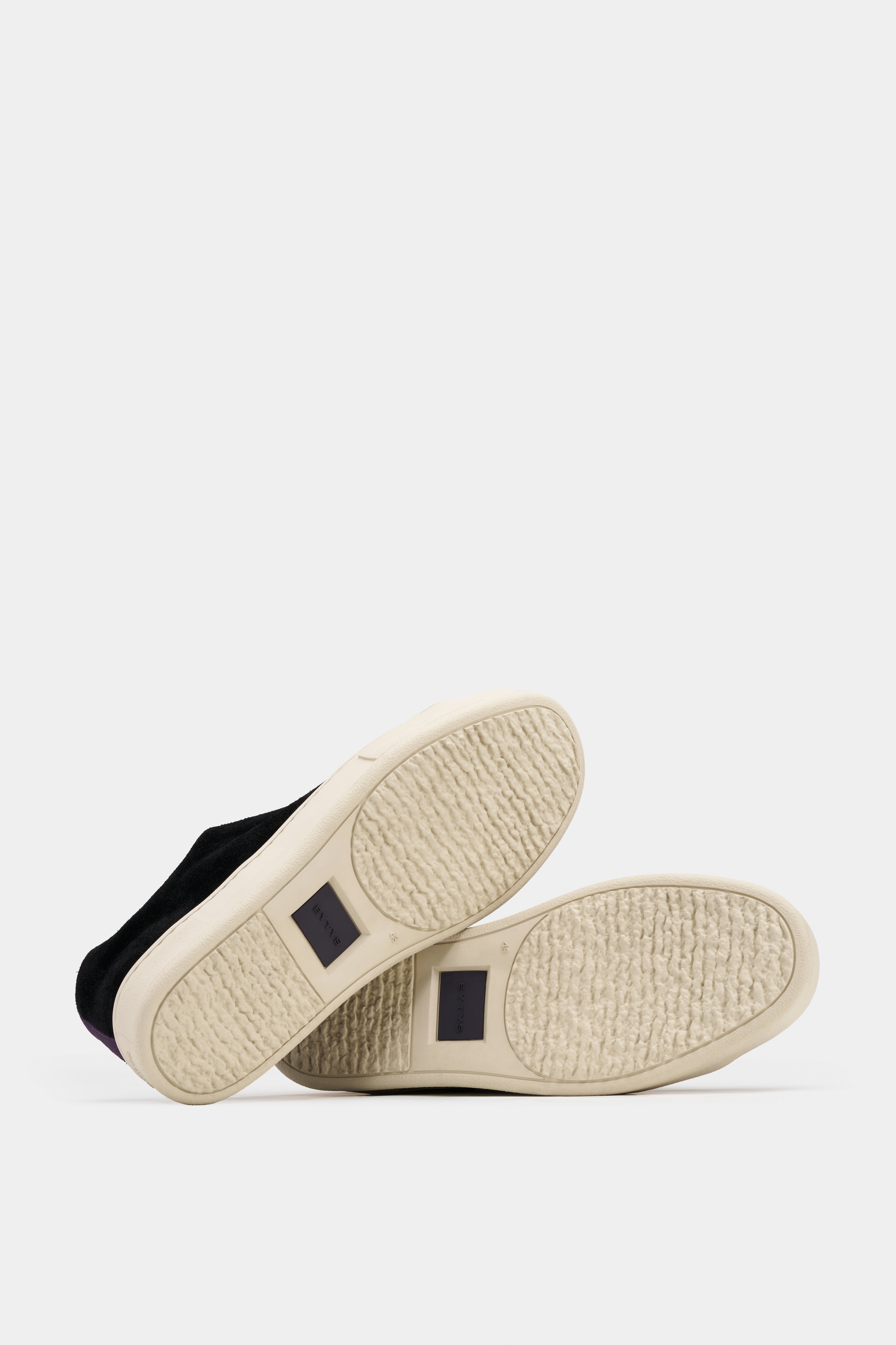 Doja Black Suede Slip-On Sneakers | EYTYS