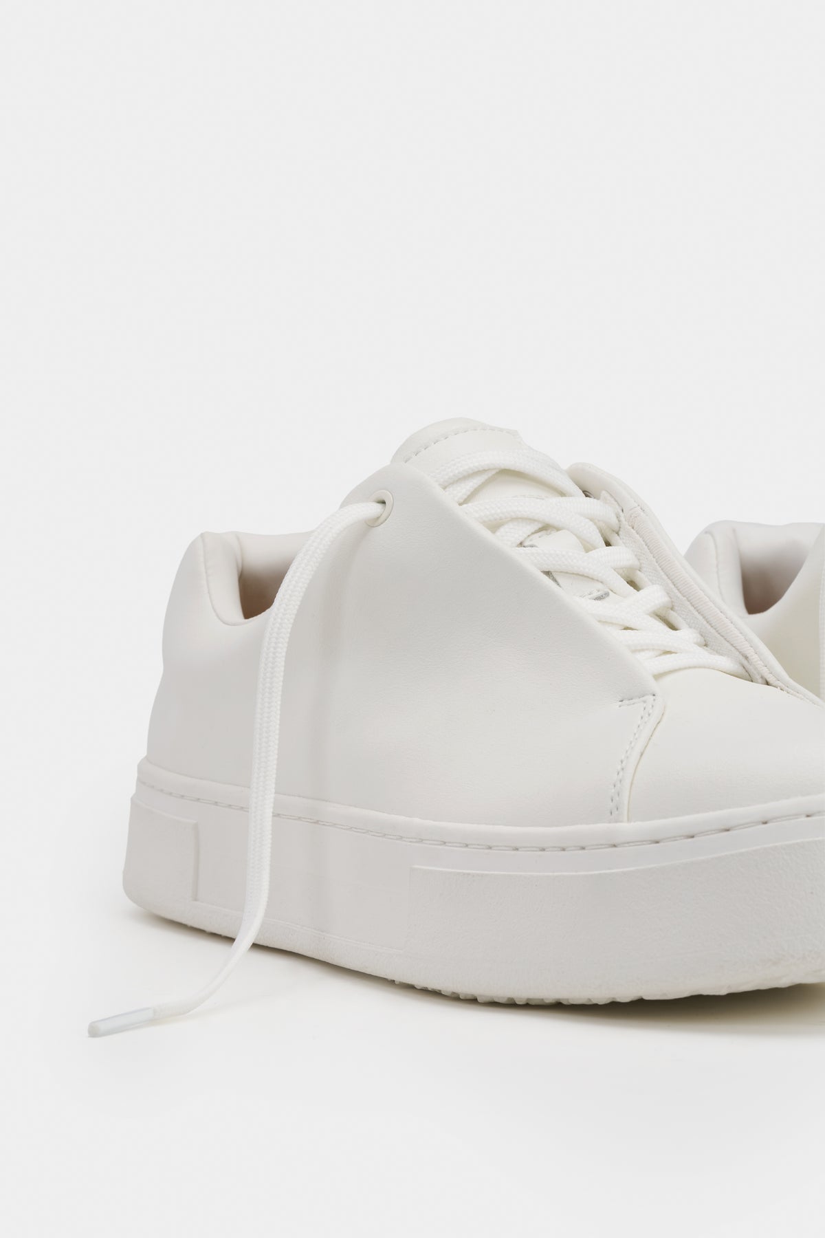 Doja Lace-Up White Leather