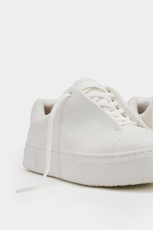 Doja Lace-Up White Leather