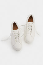 Doja Lace-Up White Leather