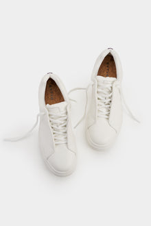 Doja Lace-Up White Leather