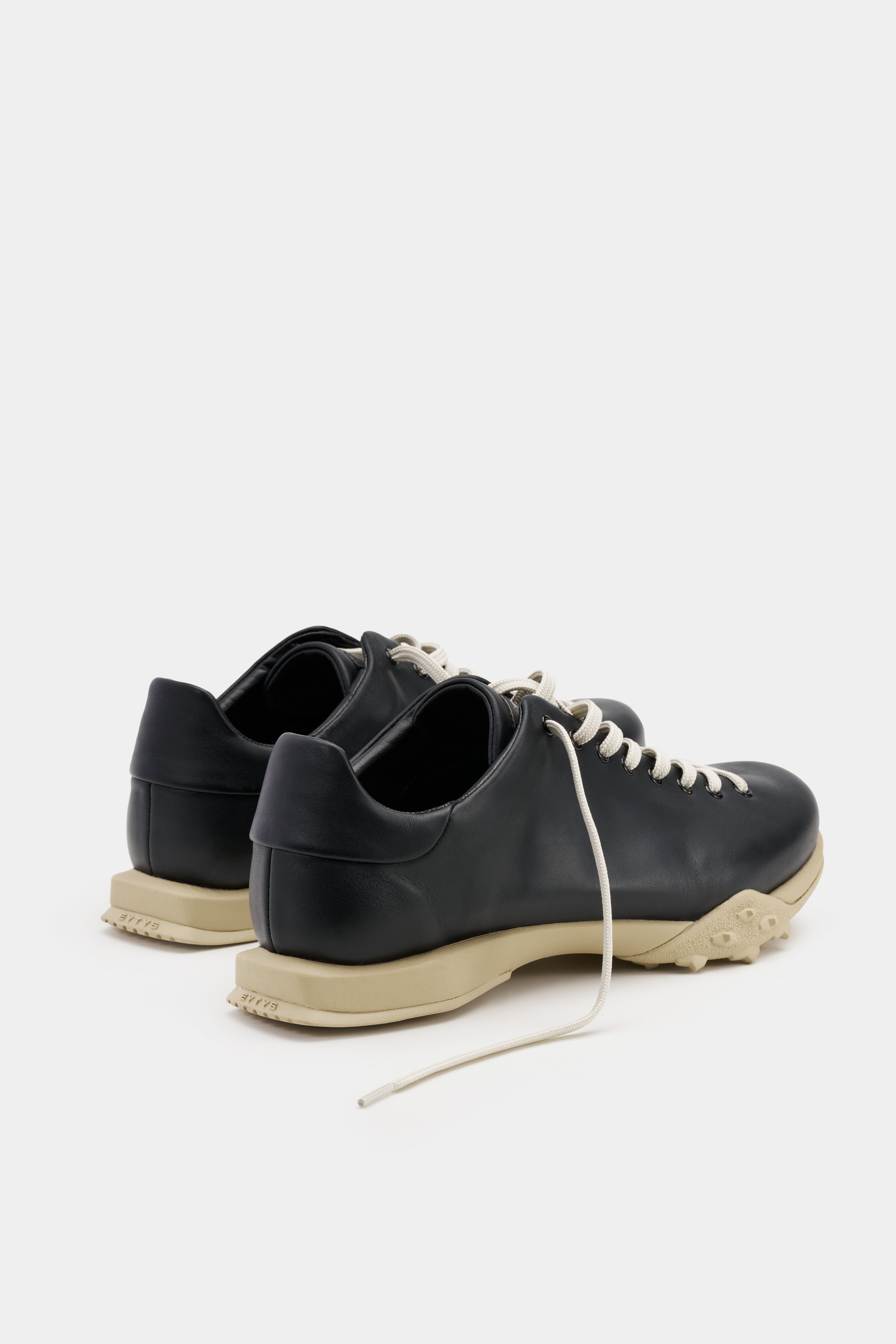 Eden Soft Black Leather Sneakers | EYTYS