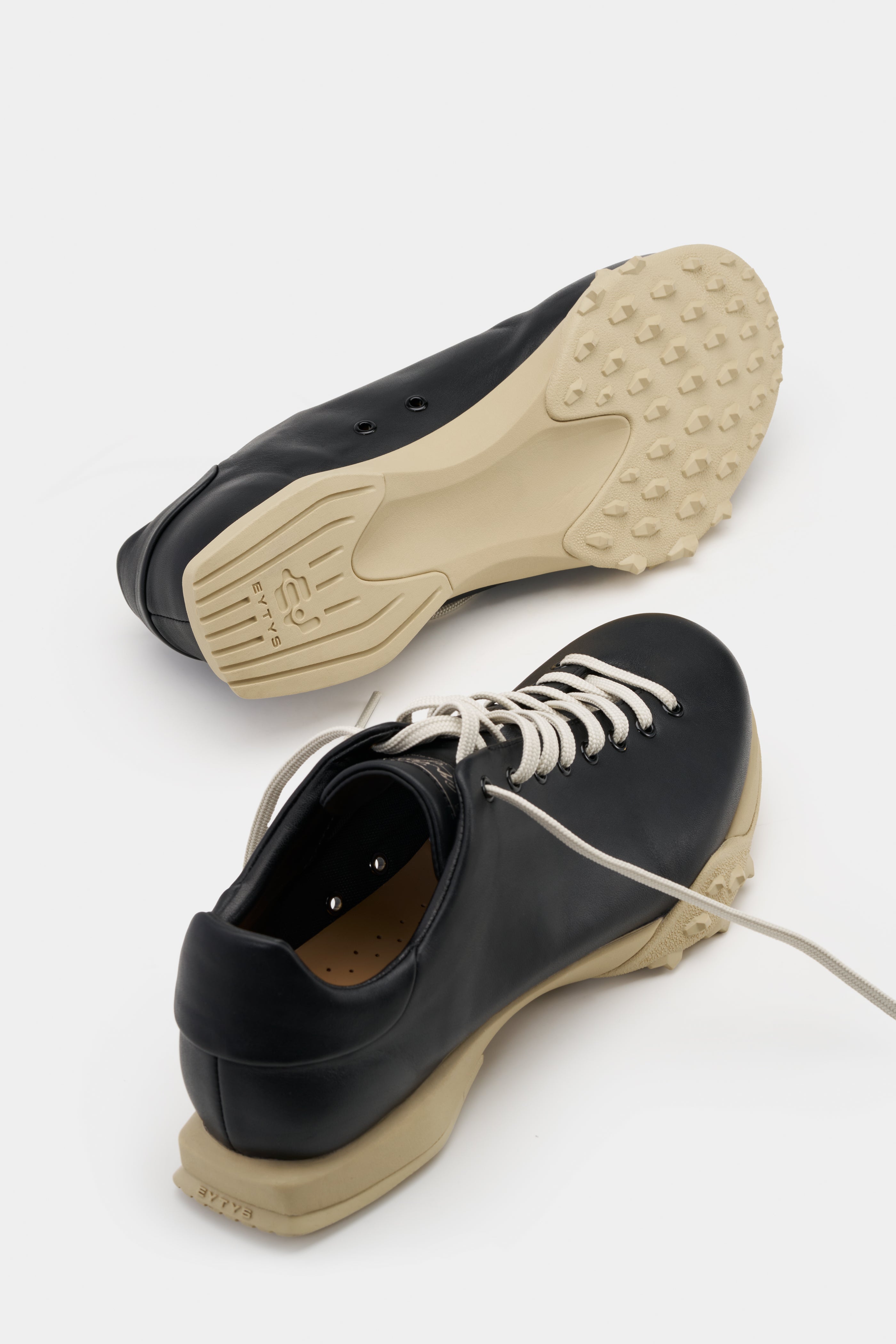 Eden Soft Black Leather Sneakers | EYTYS