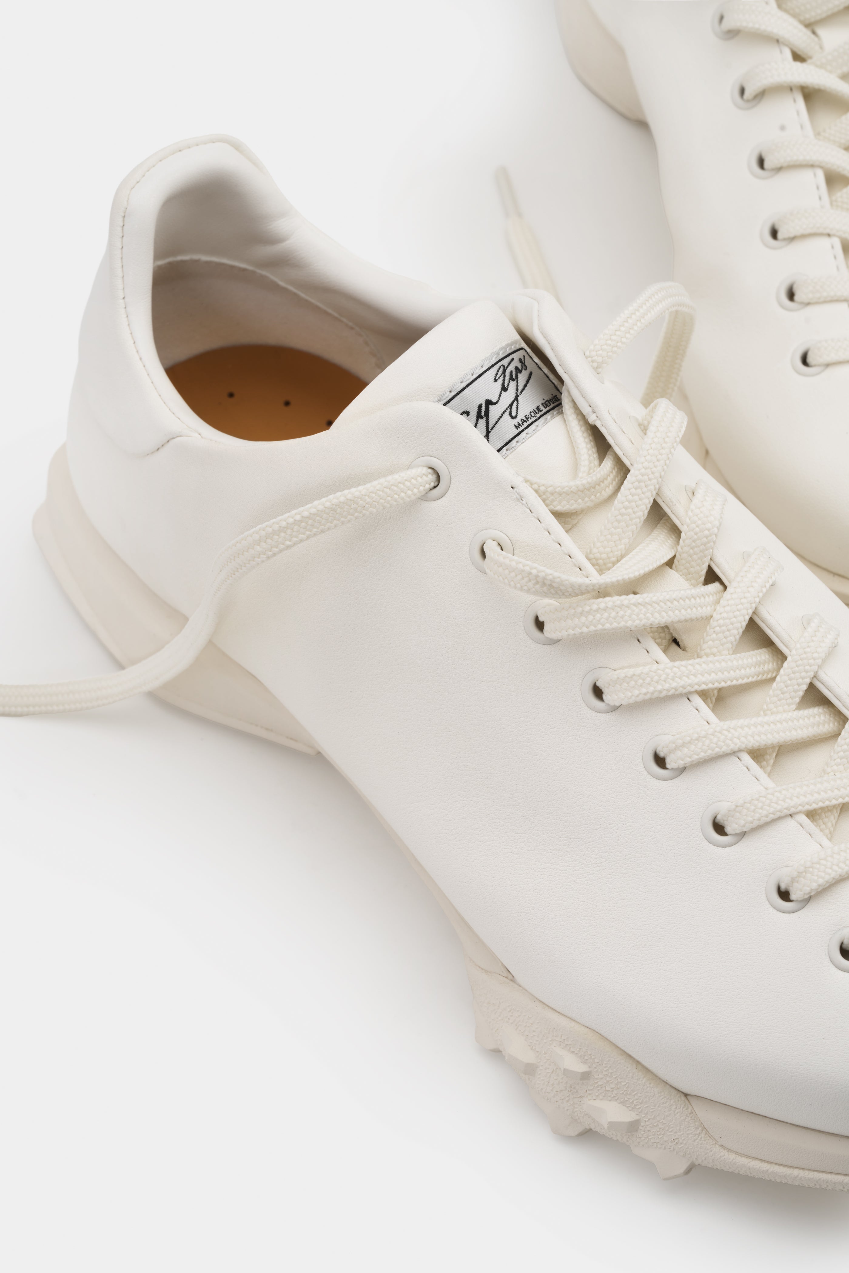 Eden Soft White Leather Sneakers | EYTYS