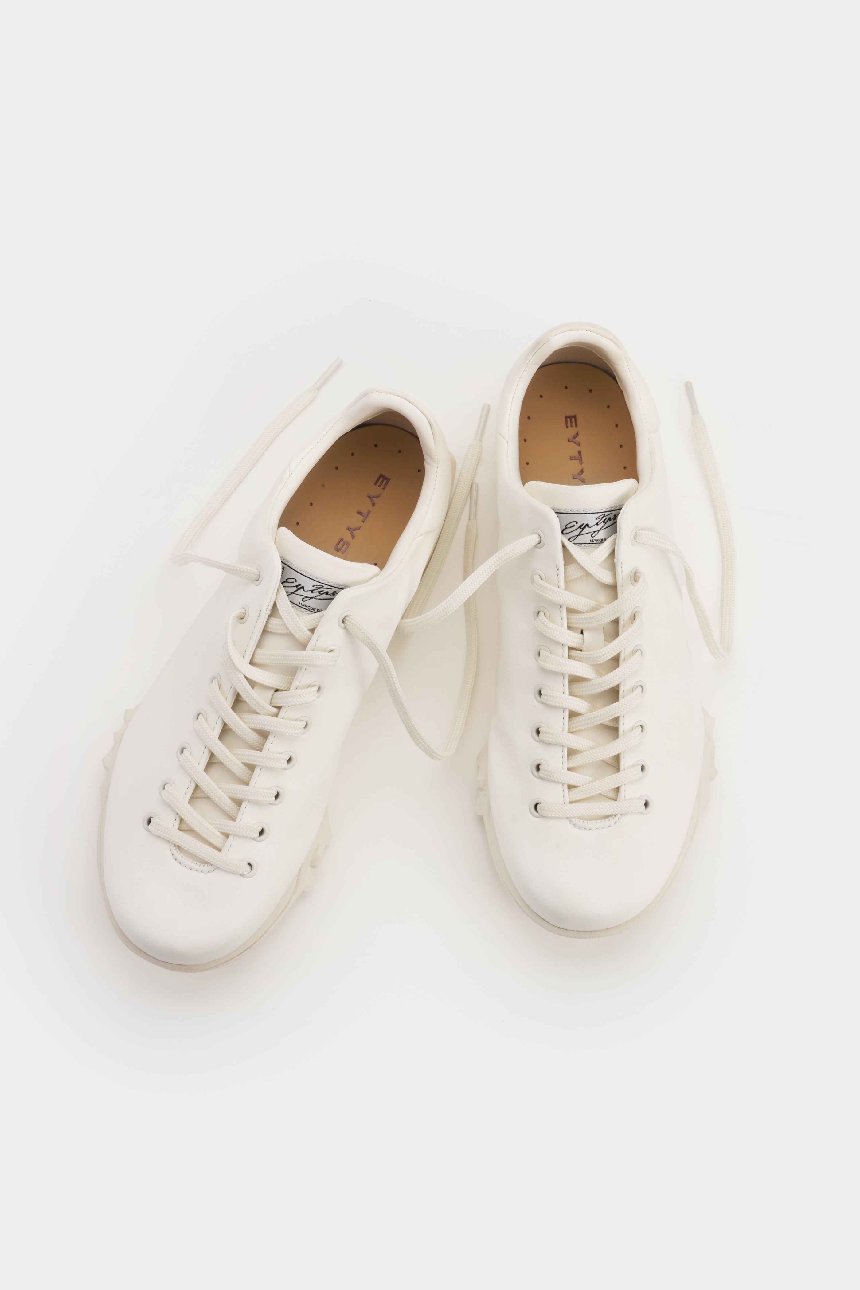 Eden Soft White Leather Sneakers | EYTYS