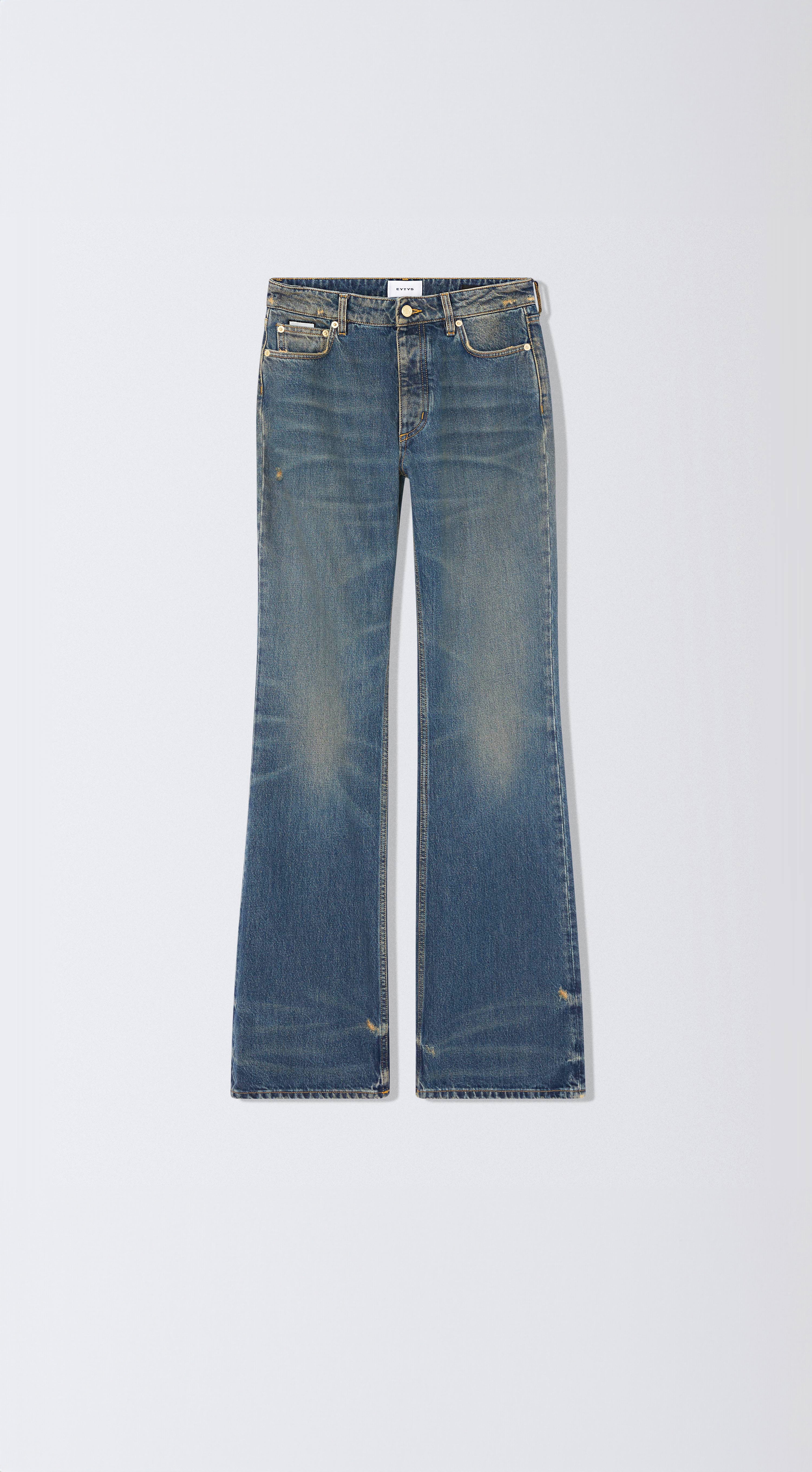 【Eytys】 ソルスティス ヴィーガンレザーパンツ ベージュ Eytys Women's' Solstice Vegan Leather Pants in Beige | LN-CC®