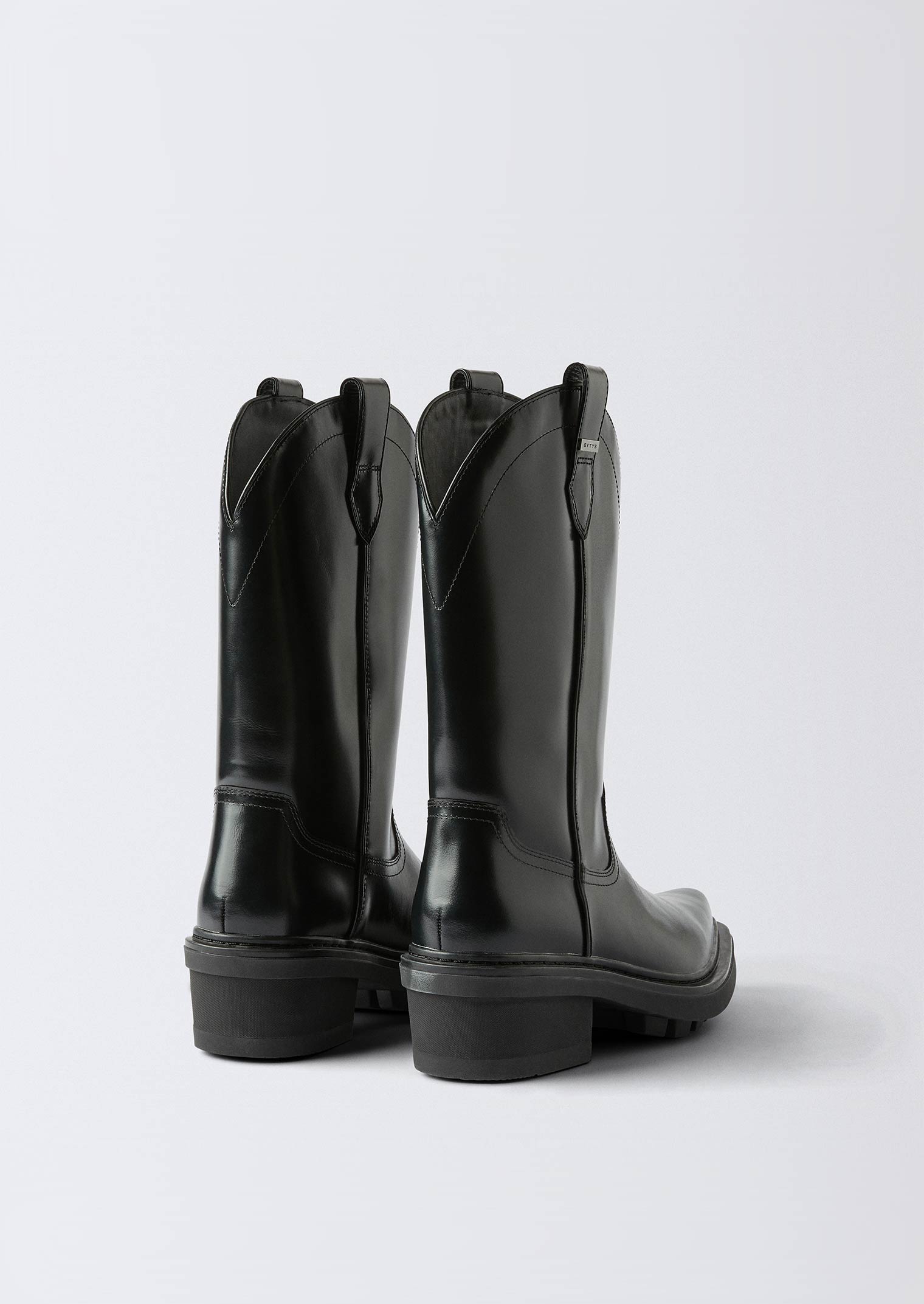 EYTYS Dodge Leather Black Boots