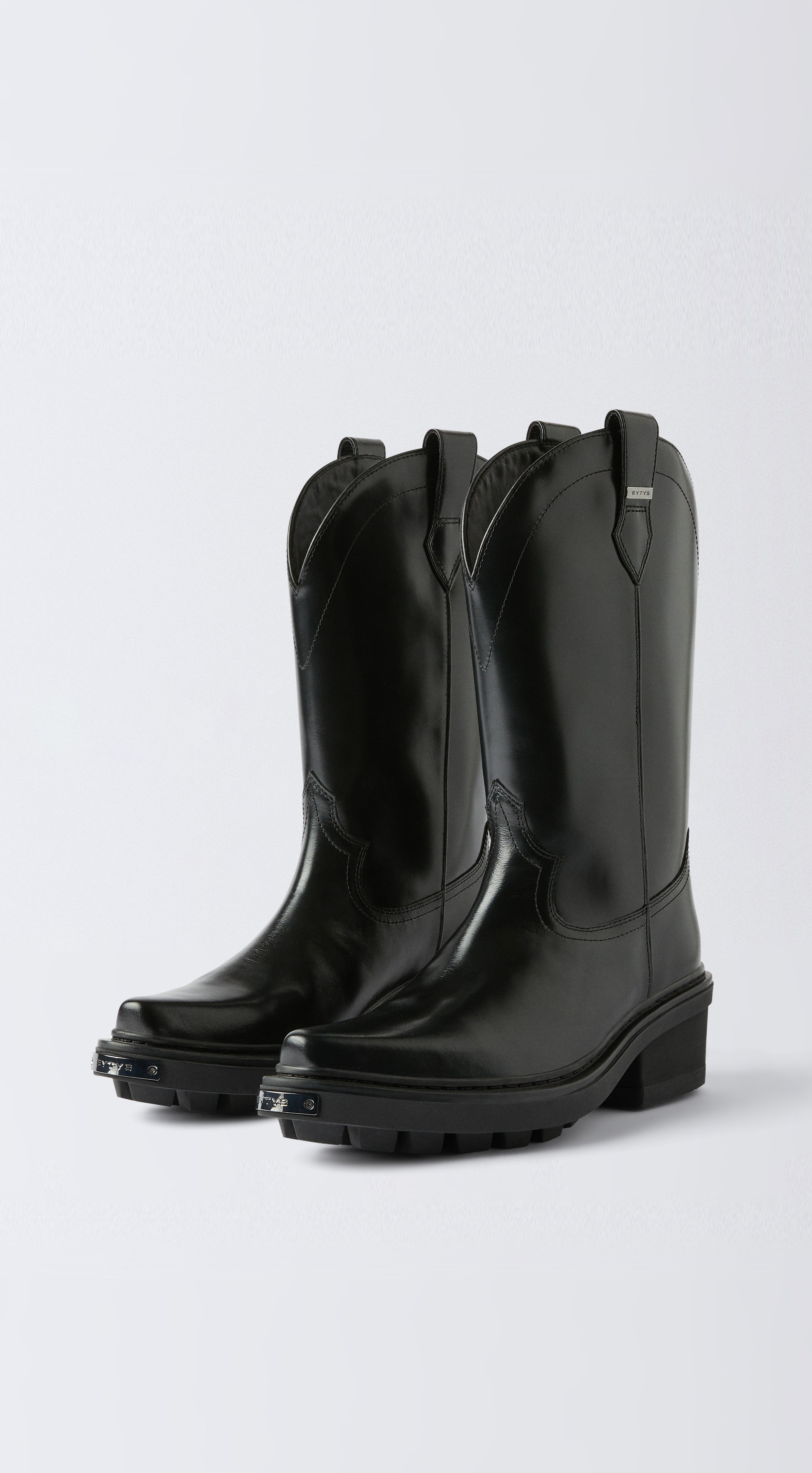 EYTYS Dodge Leather Black Boots