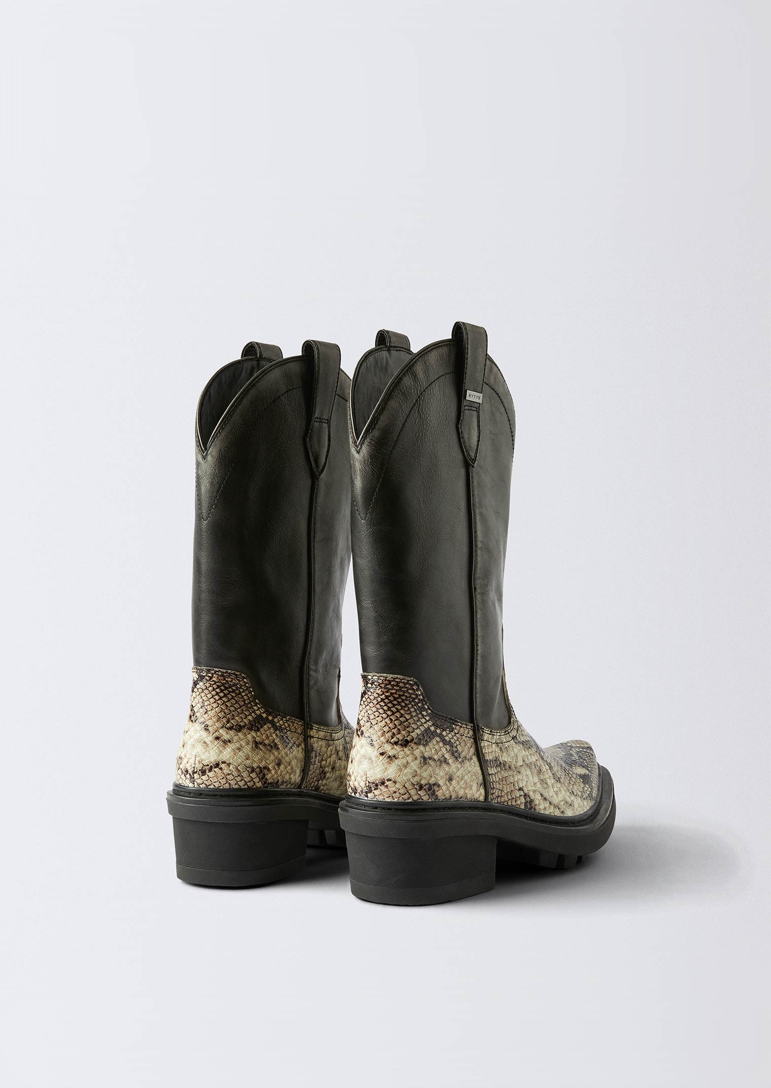 eytys パイソンブーツ EYTYS Dodge Snake Taupe Boots