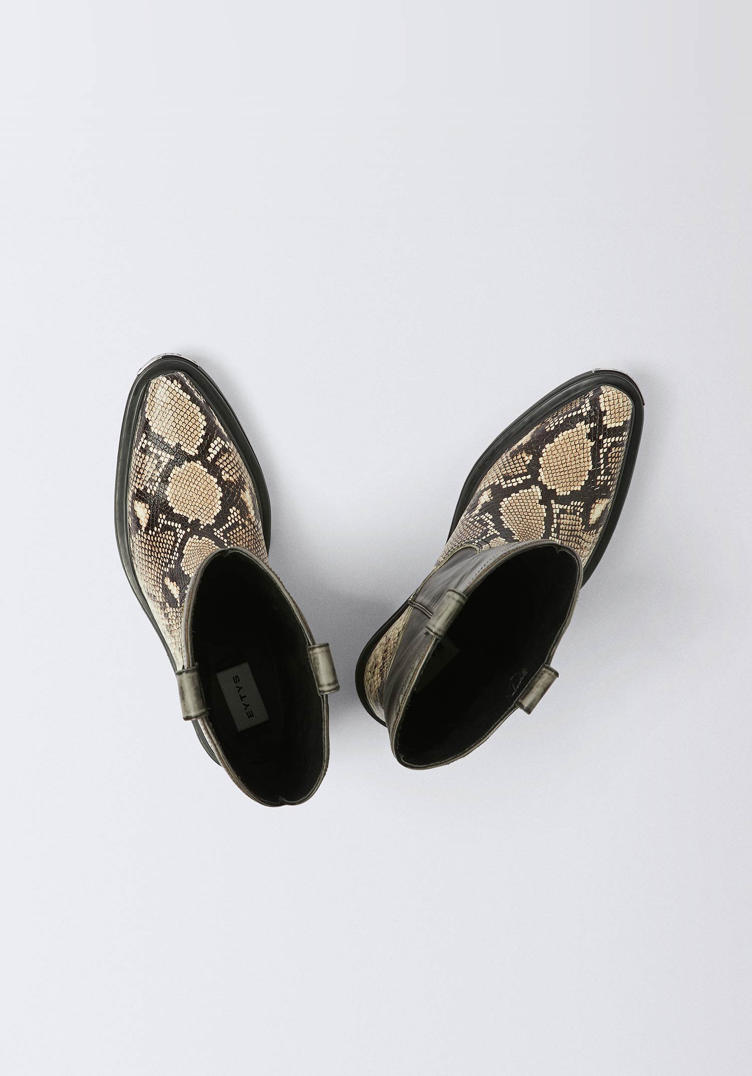 EYTYS Dodge Snake Taupe Boots