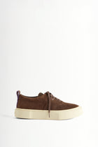 Mother II Waxy Suede Mahogany