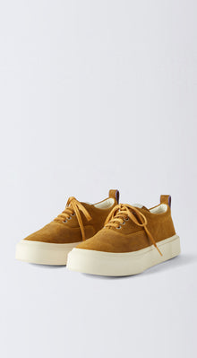 Mother II Waxy Suede Ochre