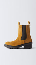 Nikita II Waxy Suede Ochre