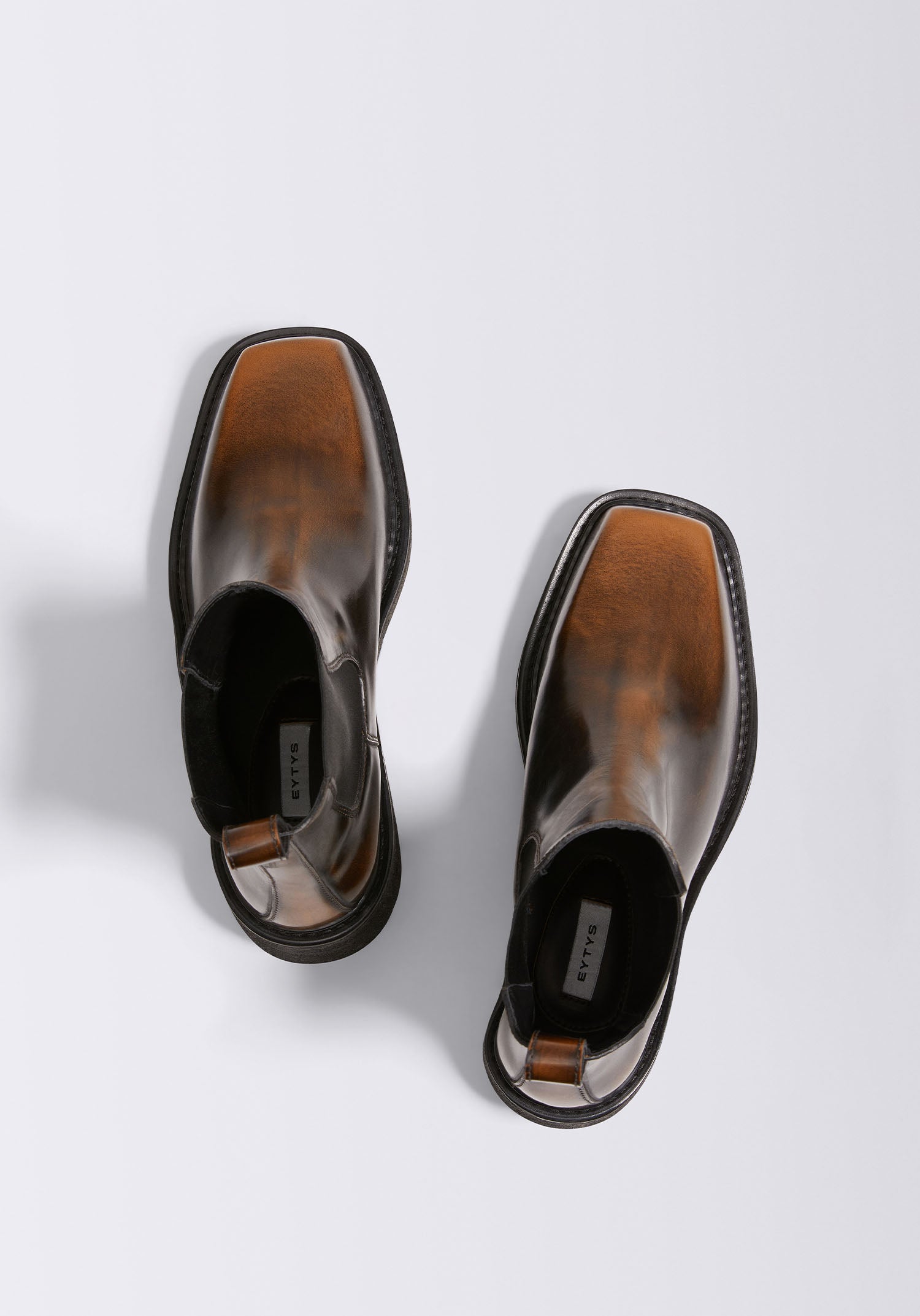 Eytys Ortega Ii Leather Boots In Dark Brown | ModeSens