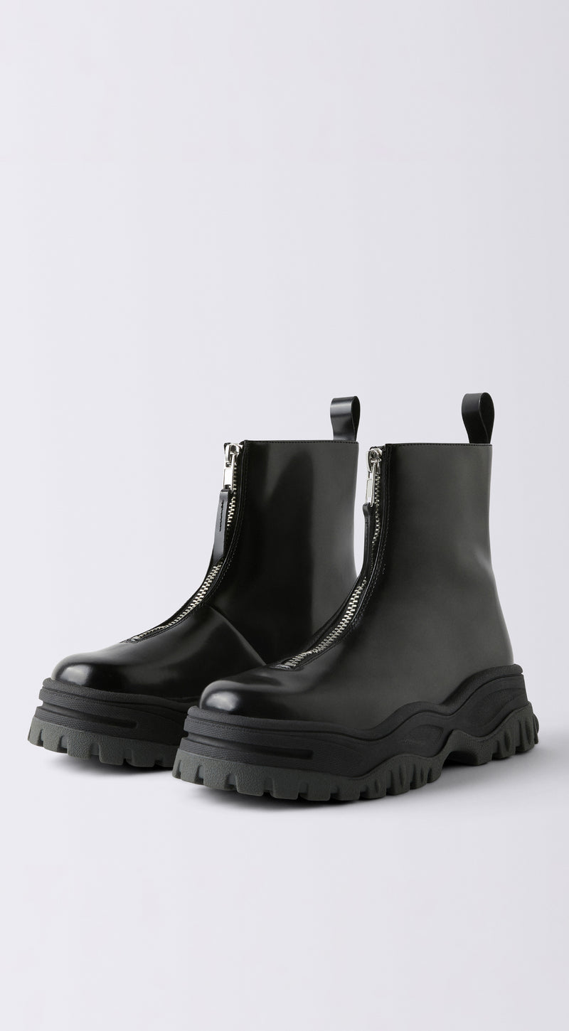Raven II Leather Black