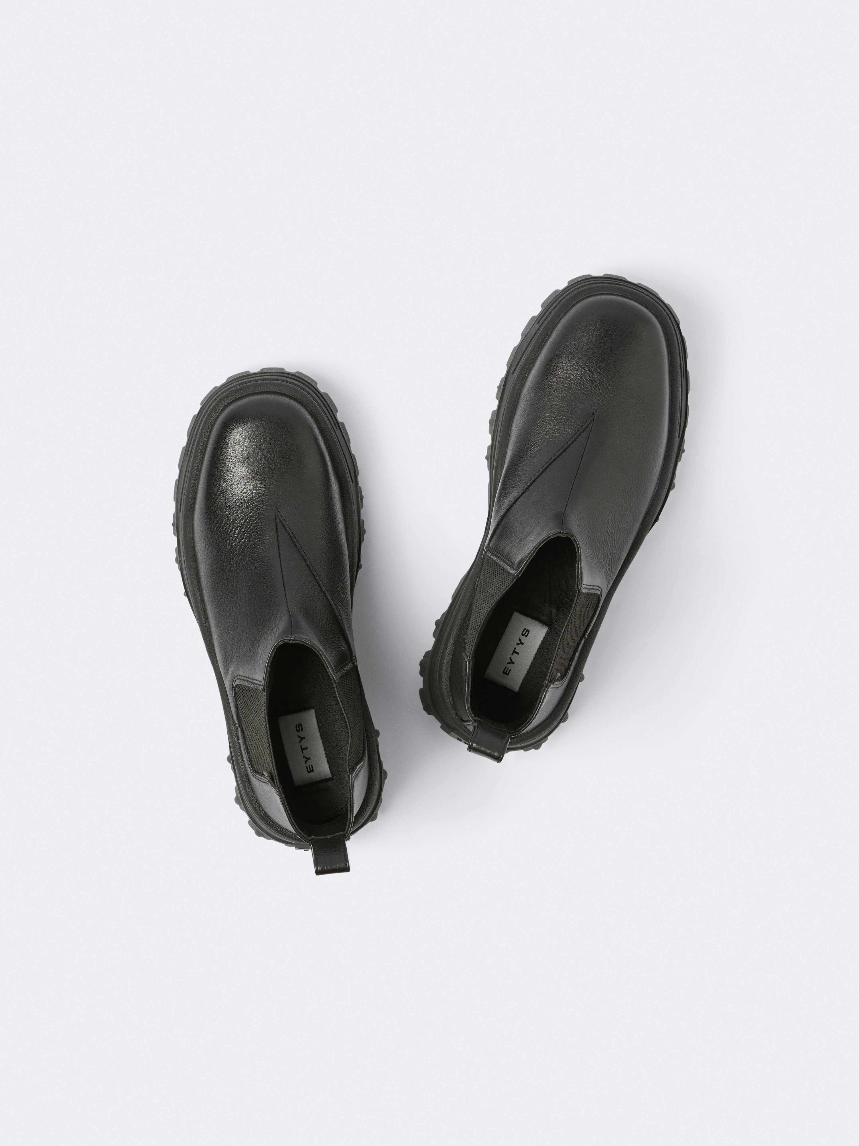 EYTYS Tempest Leather Black Boots